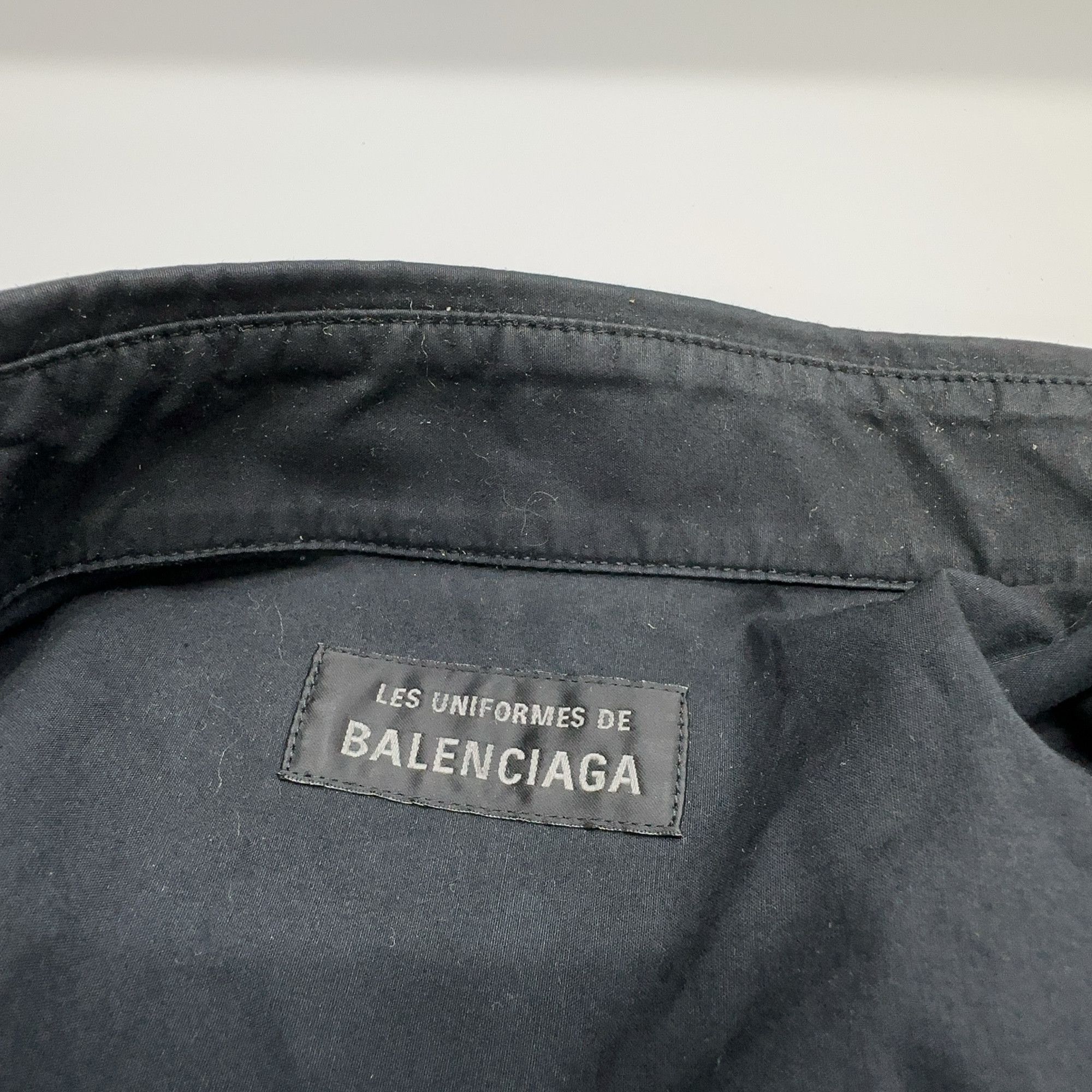 Balenciaga Balenciaga Logo Embroidery Button Up Shirt Size S Size US S / EU 44-46 / 1 - 5 Thumbnail