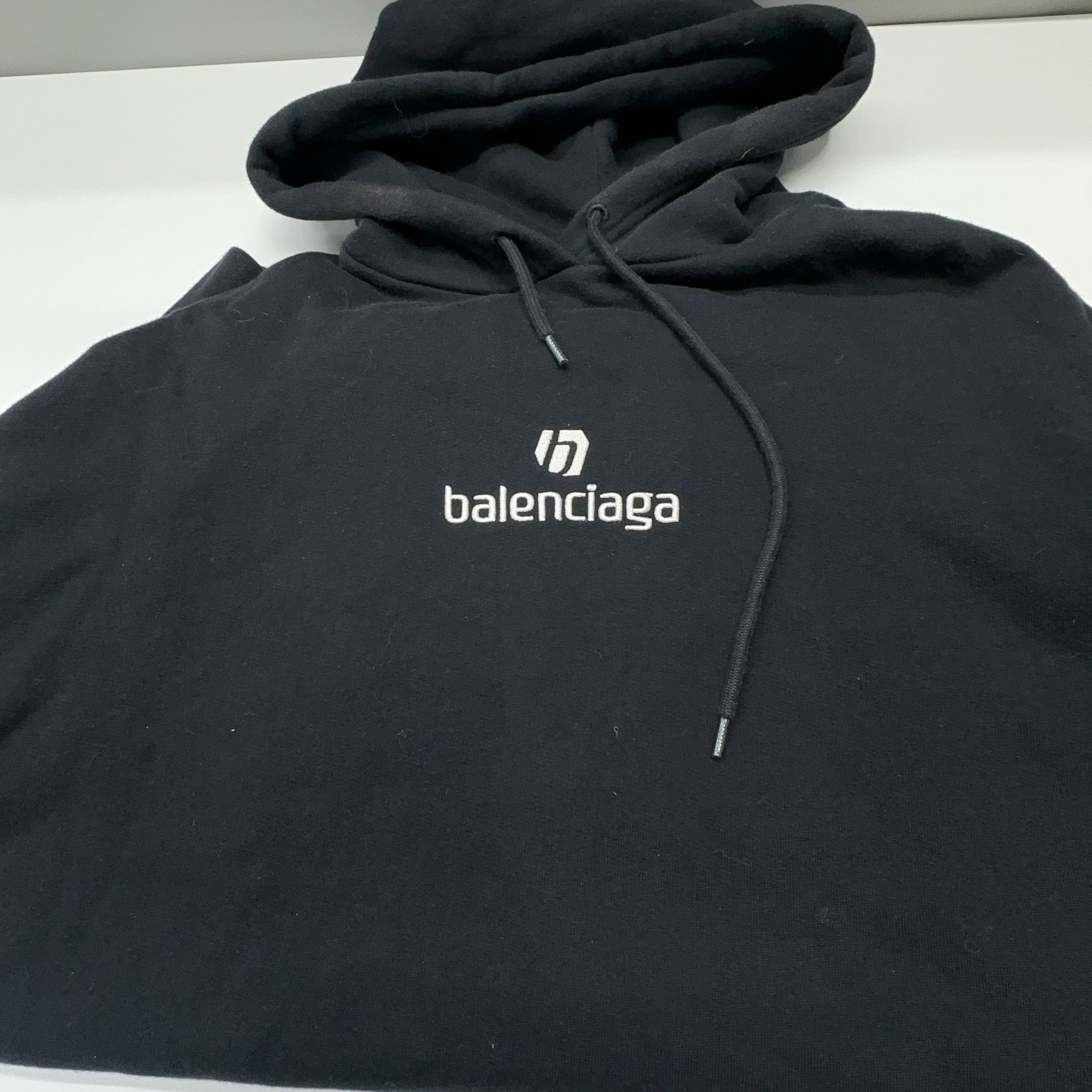 Balenciaga Balenciaga Logo Print Hoodie Black Size S Size S / US 4 / IT 40 - 5 Thumbnail