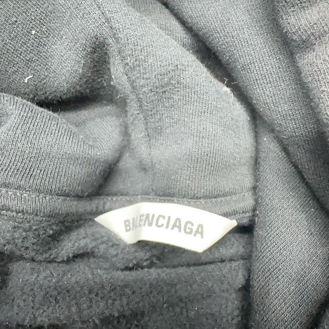 Balenciaga Balenciaga Logo Print Hoodie Black Size S Size S / US 4 / IT 40 - 4 Thumbnail