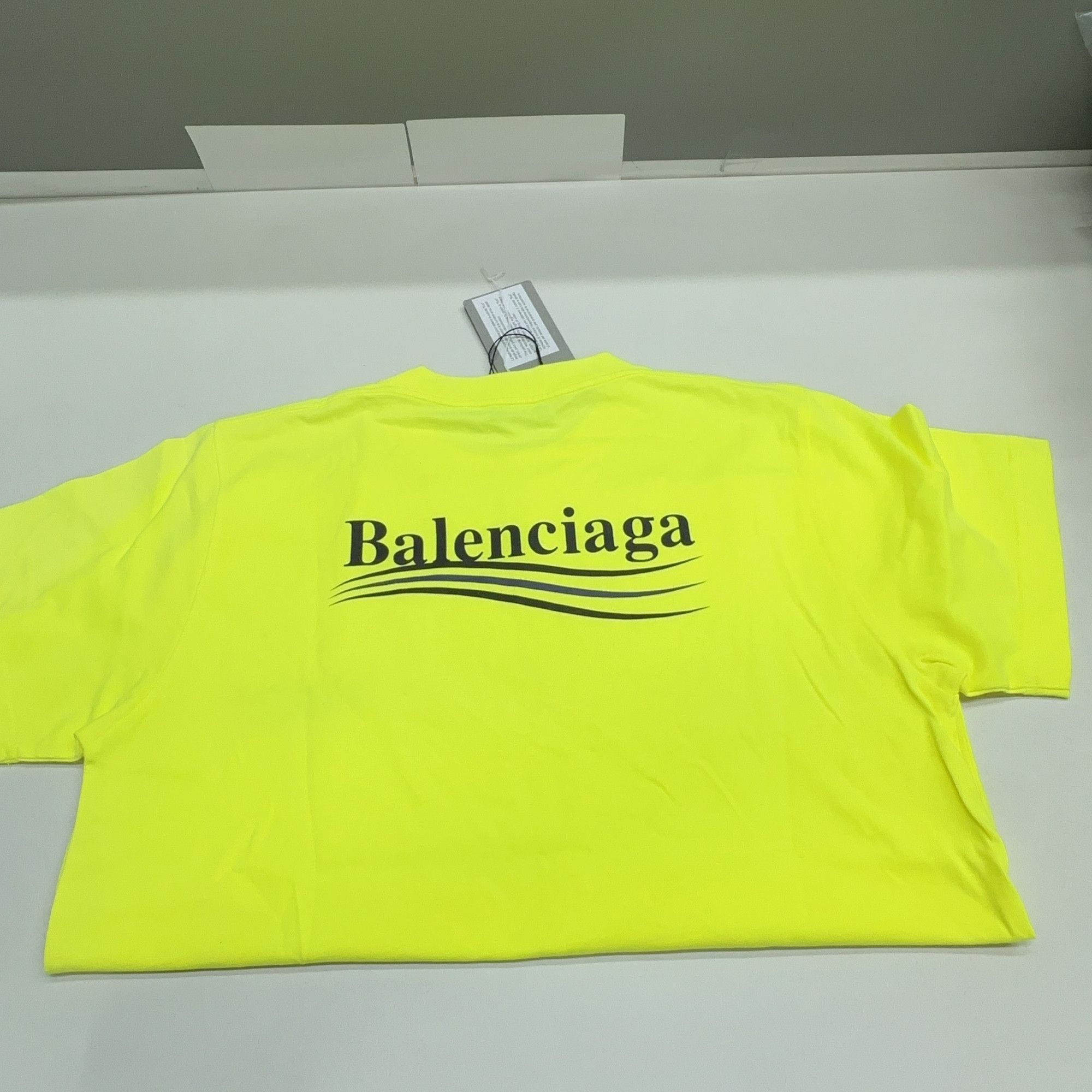 Balenciaga Balenciaga Wave Logo T-Shirt Size S Size US S / EU 44-46 / 1 - 11 Thumbnail