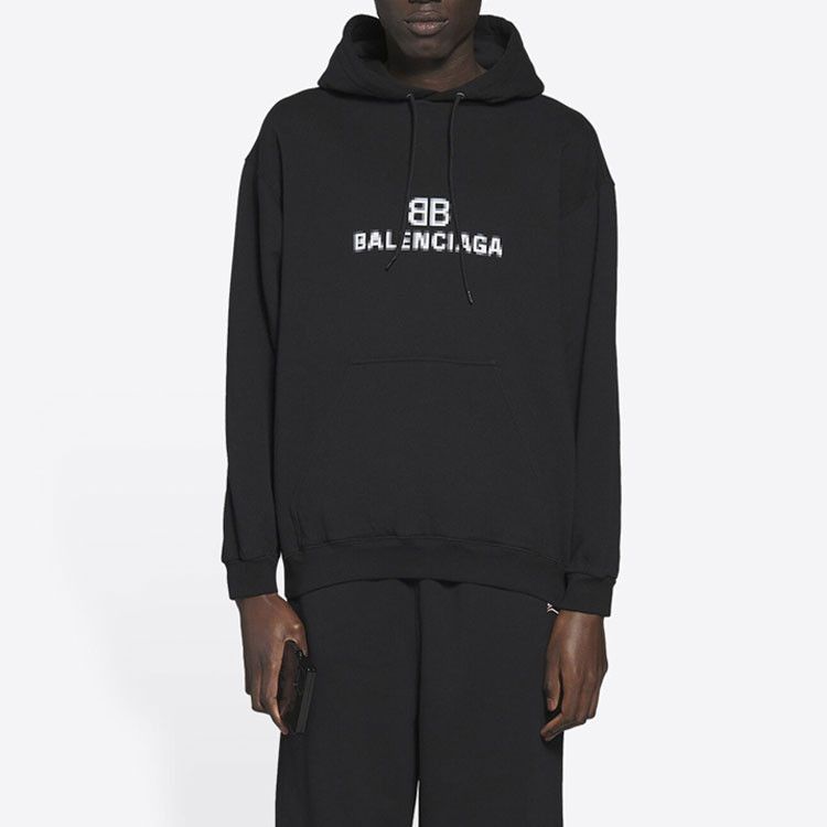 Balenciaga Balenciaga Pixel Logo Hoodie XS Size US XS / EU 42 / 0 - 9 Thumbnail