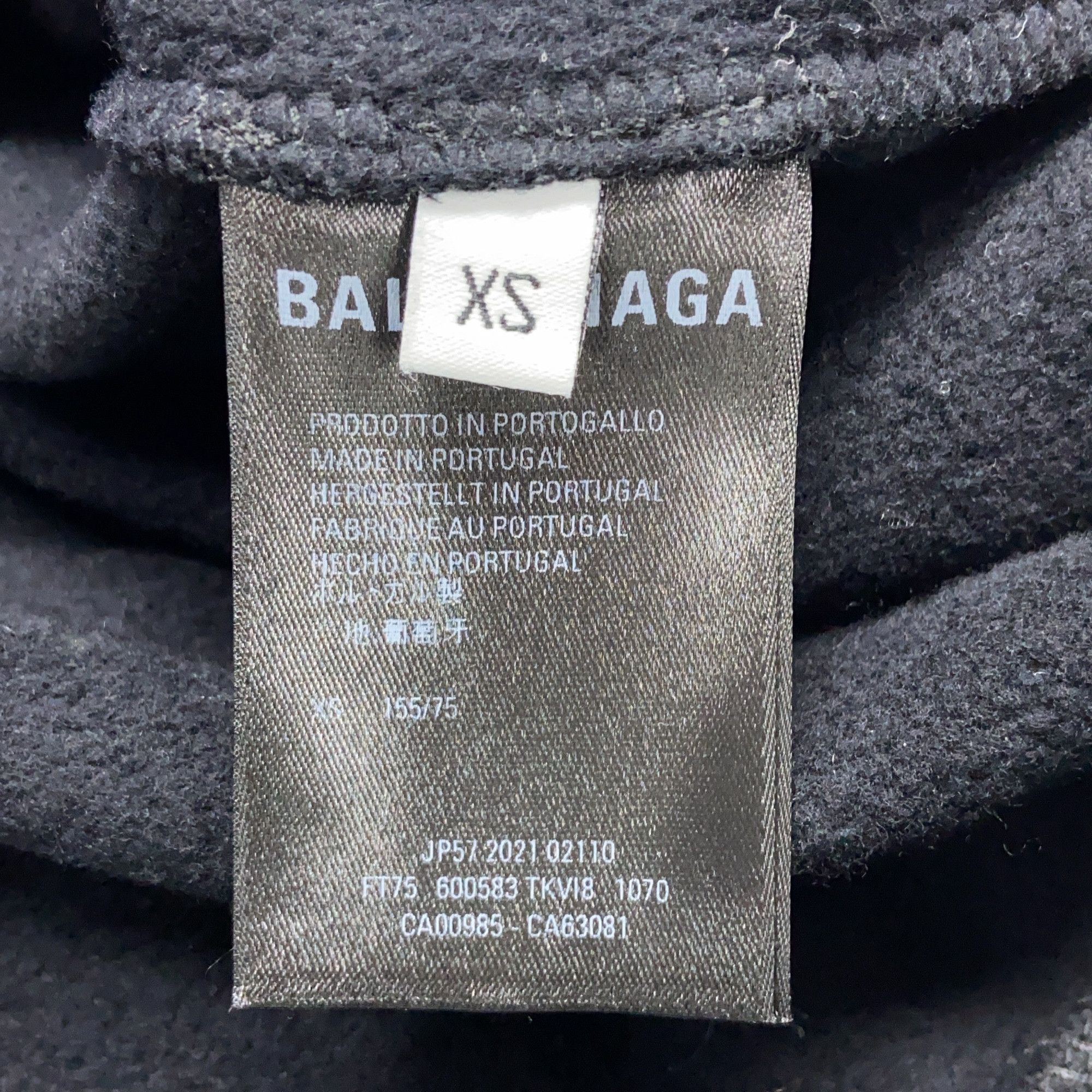 Balenciaga Balenciaga Pixel Logo Hoodie XS Size US XS / EU 42 / 0 - 5 Thumbnail