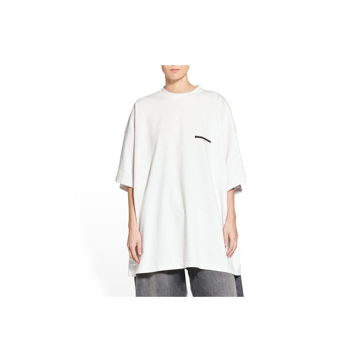 Balenciaga Balenciaga Logo Print T-Shirt White Size 2 Size M / US 6-8 / IT 42-44 - 15 Thumbnail