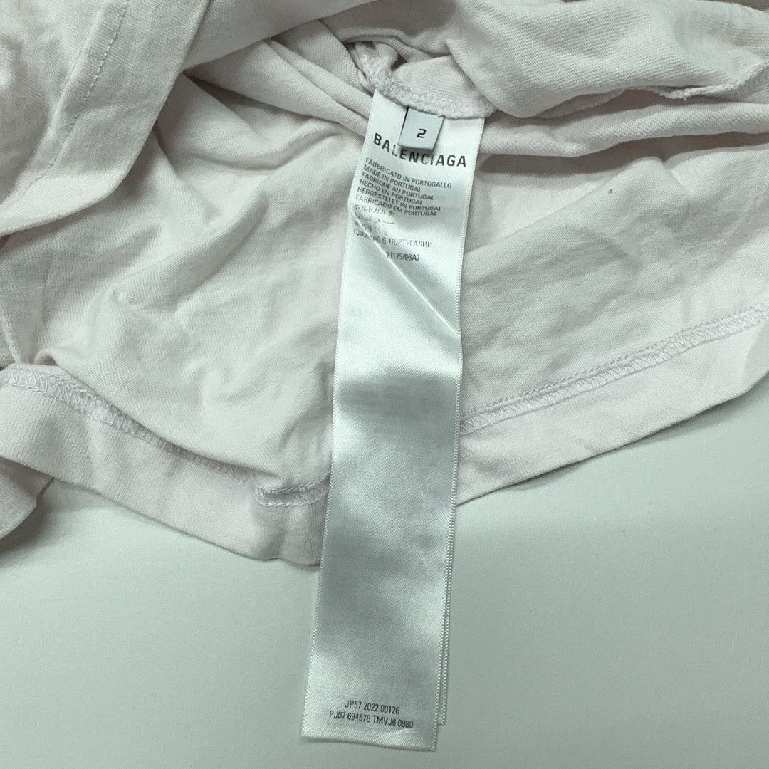 Balenciaga Balenciaga Logo Print T-Shirt White Size 2 Size M / US 6-8 / IT 42-44 - 5 Thumbnail