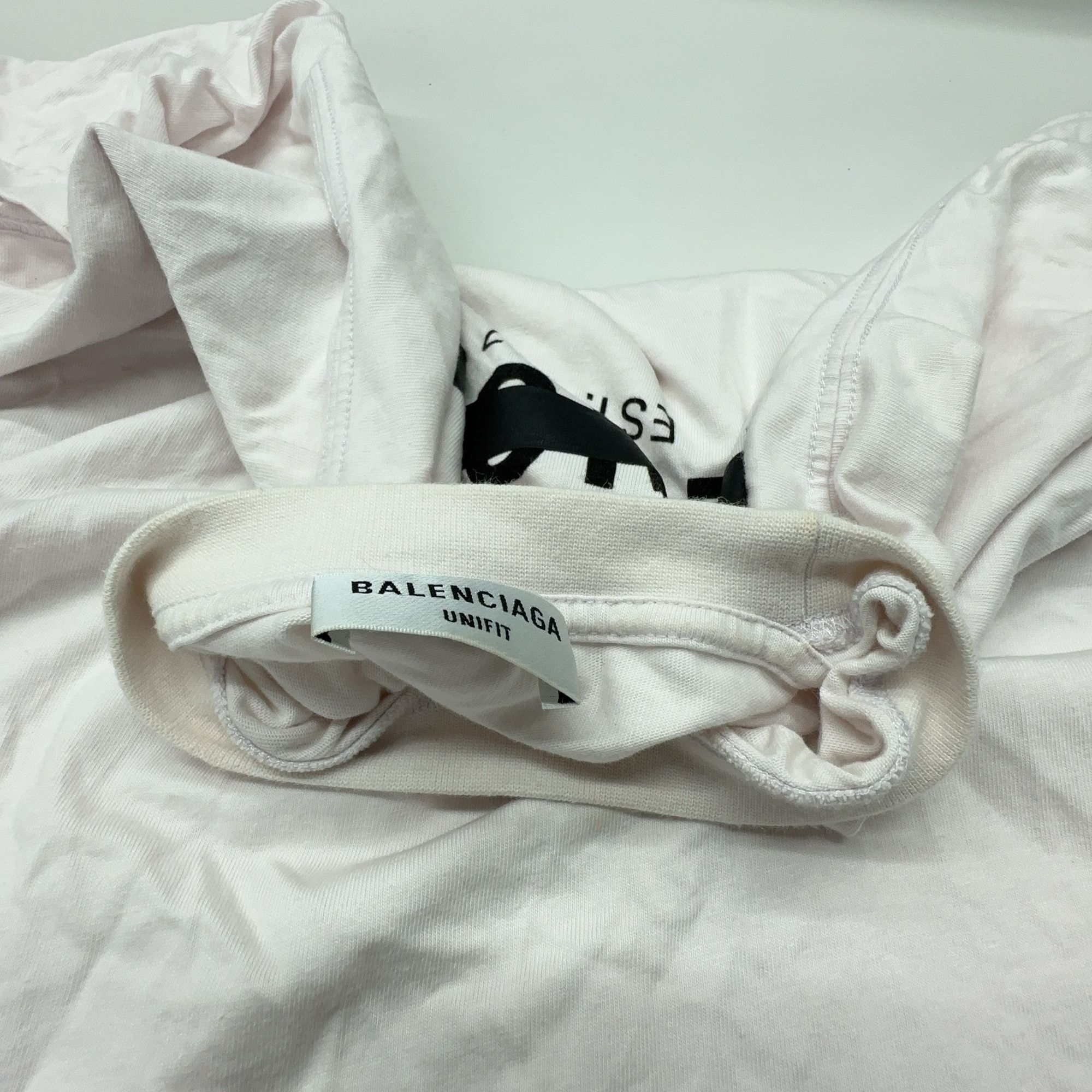 Balenciaga Balenciaga Logo Print T-Shirt White Size 2 Size M / US 6-8 / IT 42-44 - 6 Thumbnail