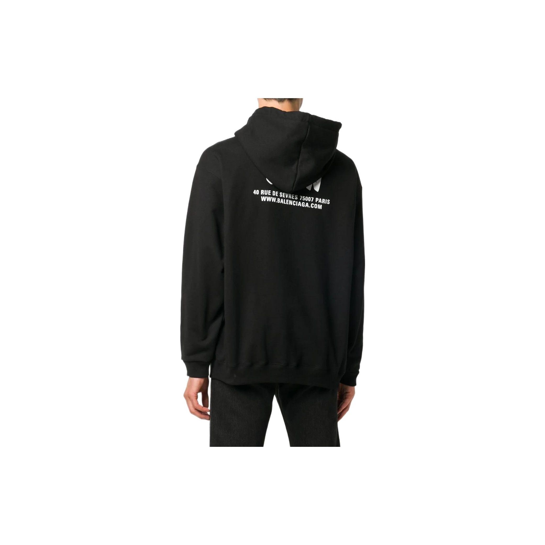 Balenciaga Balenciaga Crew Logo Hoodie Size L Size US L / EU 52-54 / 3 - 8 Thumbnail