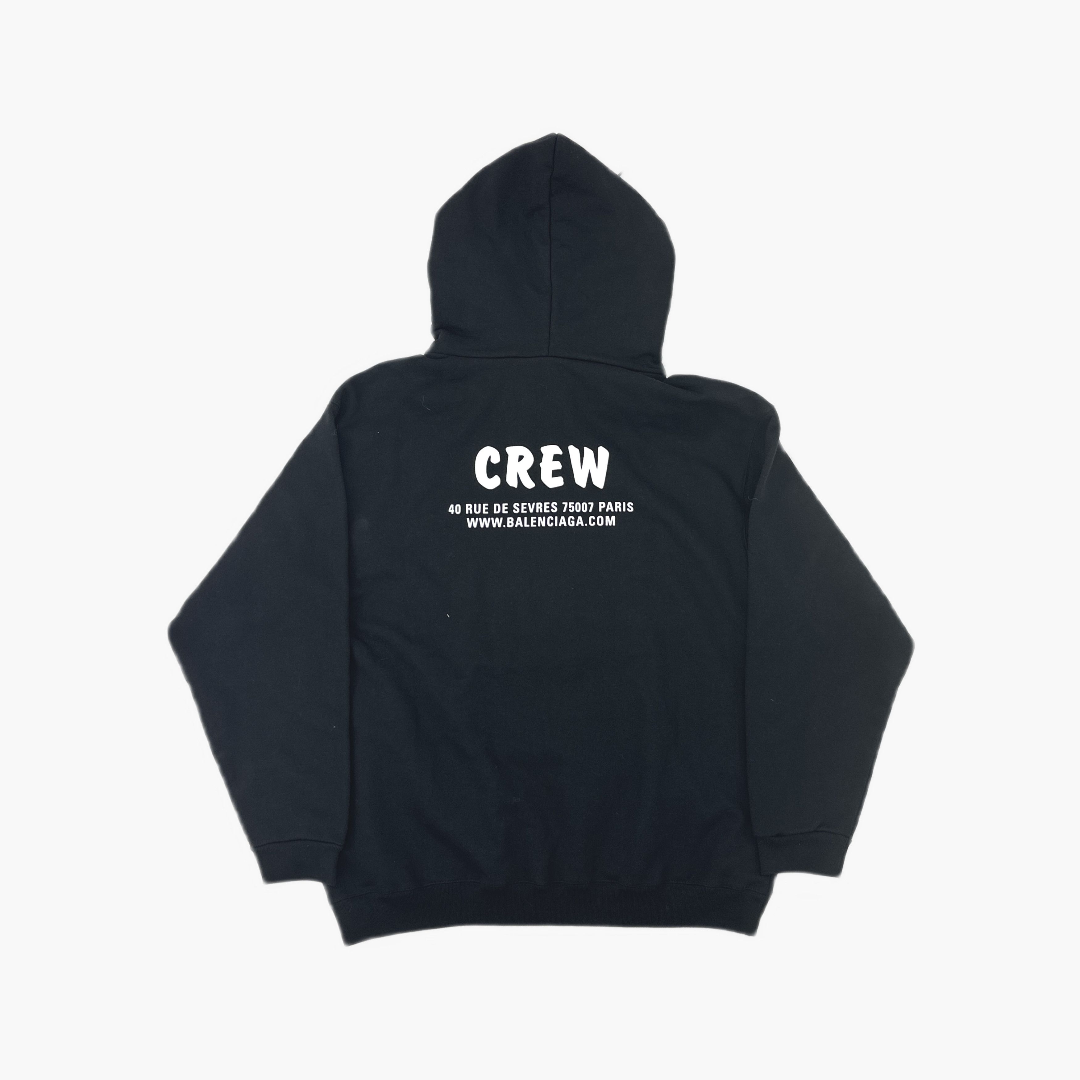 Balenciaga Balenciaga Crew Logo Hoodie Size L Size US L / EU 52-54 / 3 - 2 Thumbnail