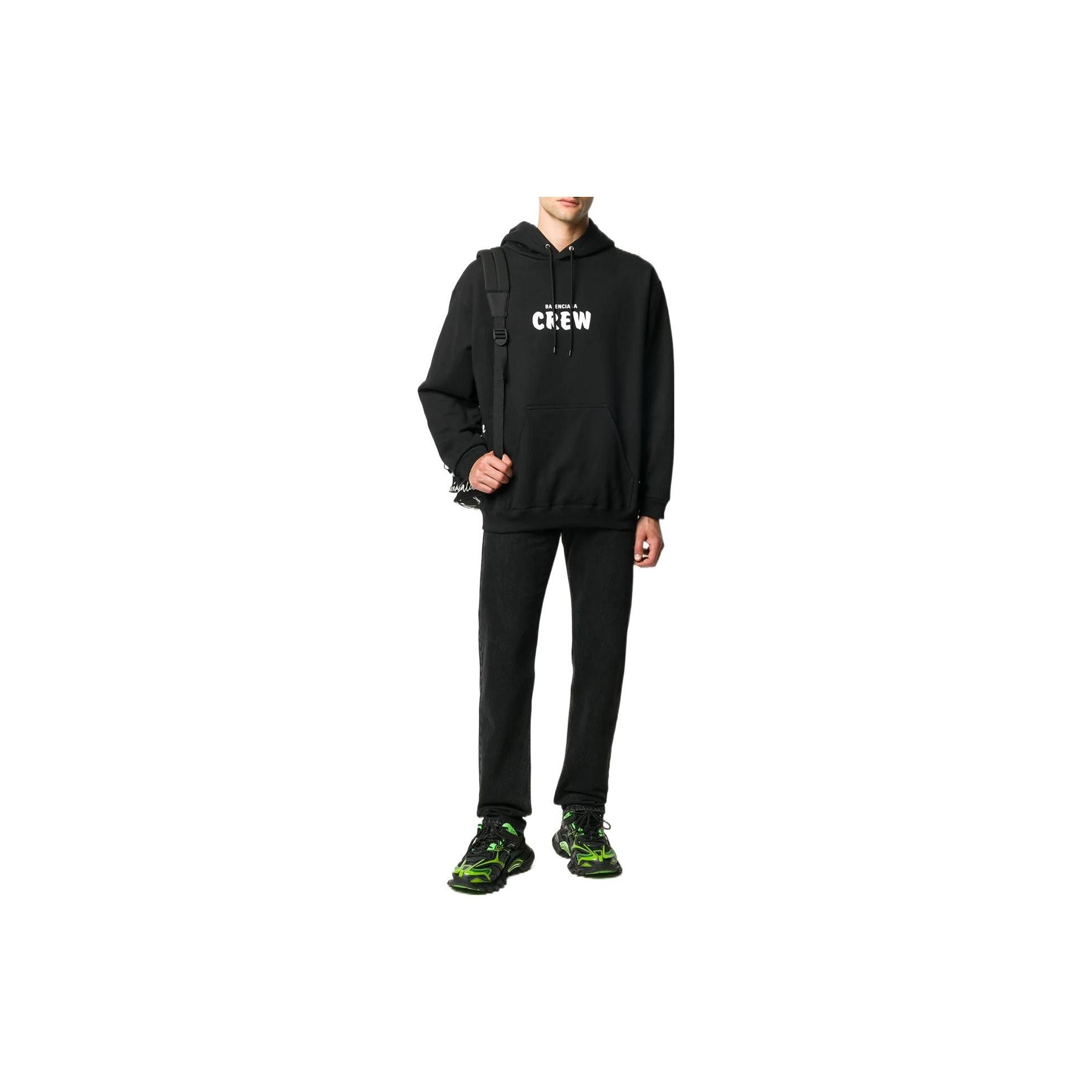 Balenciaga Balenciaga Crew Logo Hoodie Size L Size US L / EU 52-54 / 3 - 9 Thumbnail