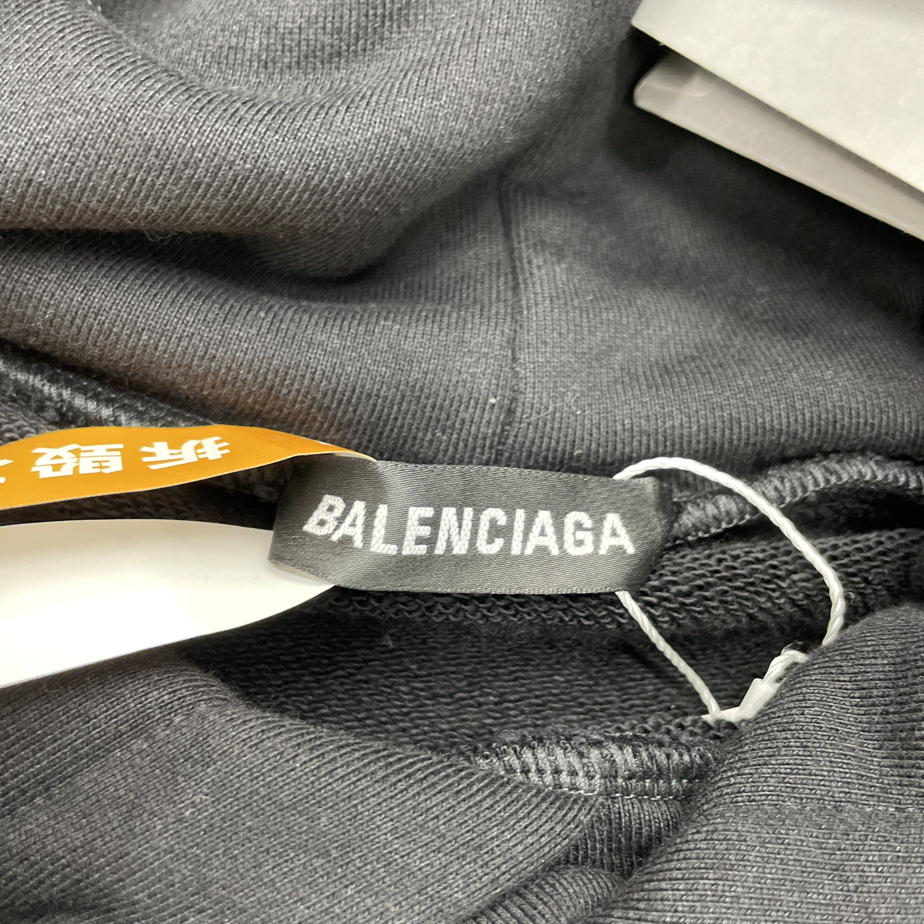 Balenciaga Balenciaga Crew Logo Hoodie Size L Size US L / EU 52-54 / 3 - 3 Thumbnail