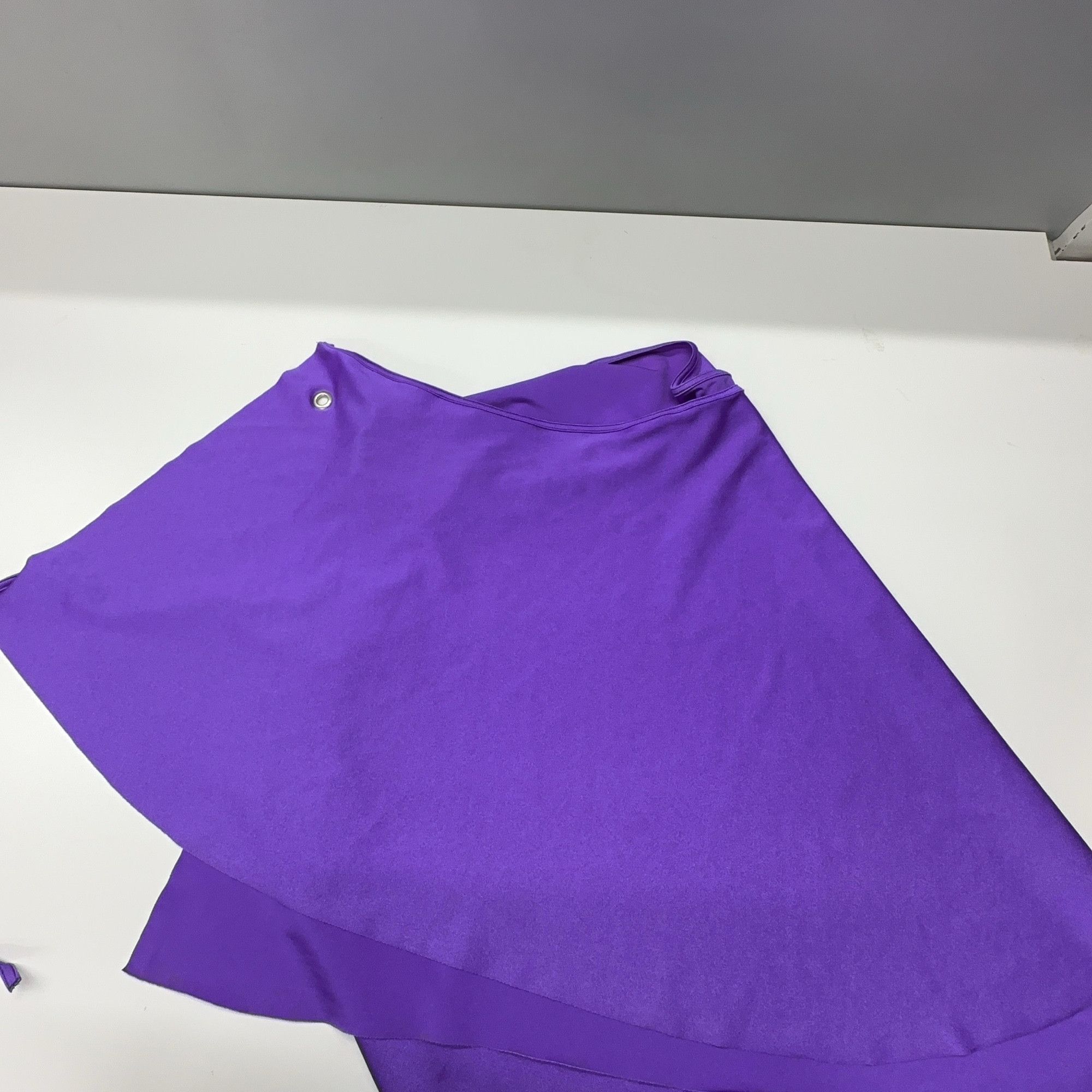 Balenciaga Balenciaga Purple Wrap Skirt Size 36 Size 26" / US 2 / IT 38 - 4 Thumbnail