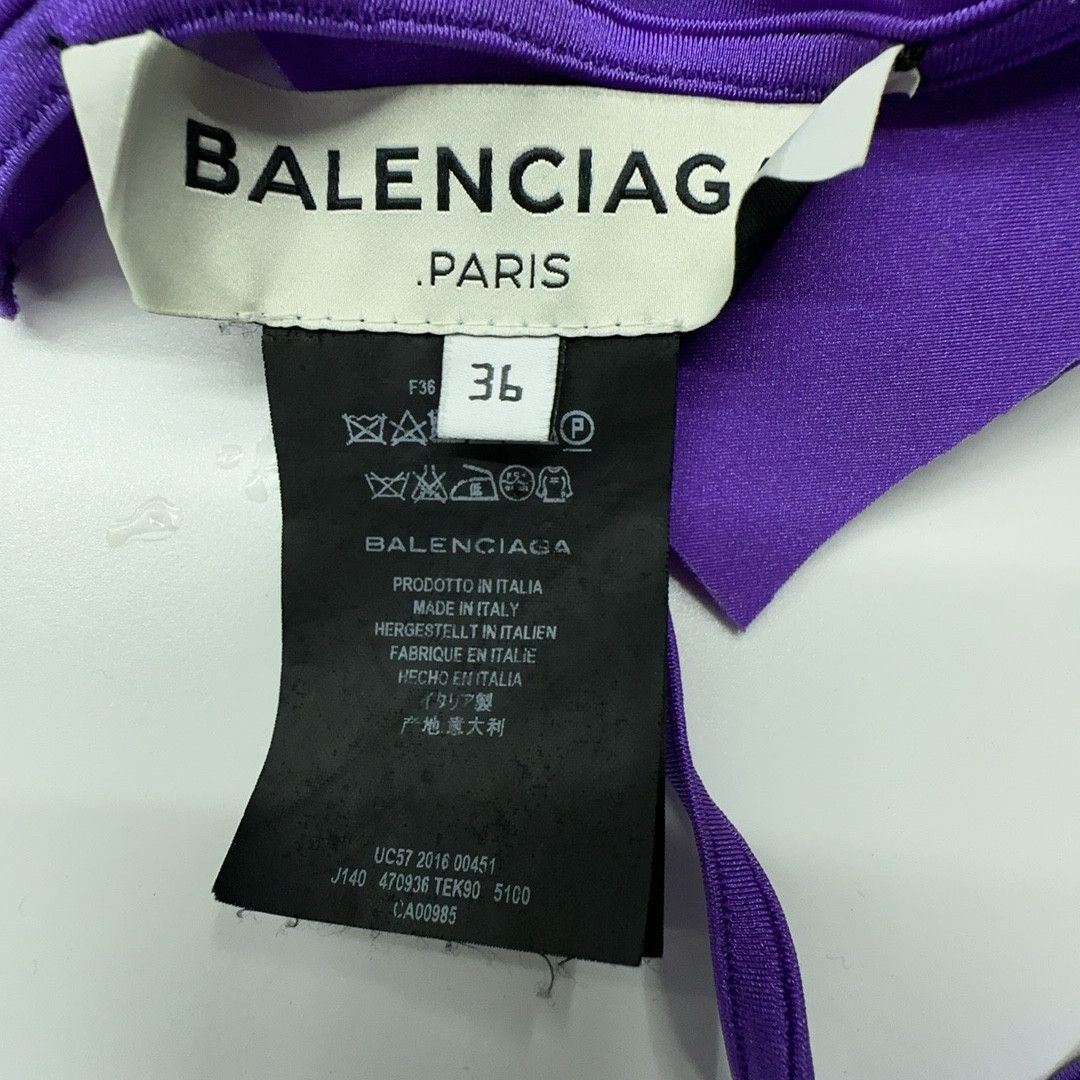 Balenciaga Balenciaga Purple Wrap Skirt Size 36 Size 26" / US 2 / IT 38 - 3 Thumbnail