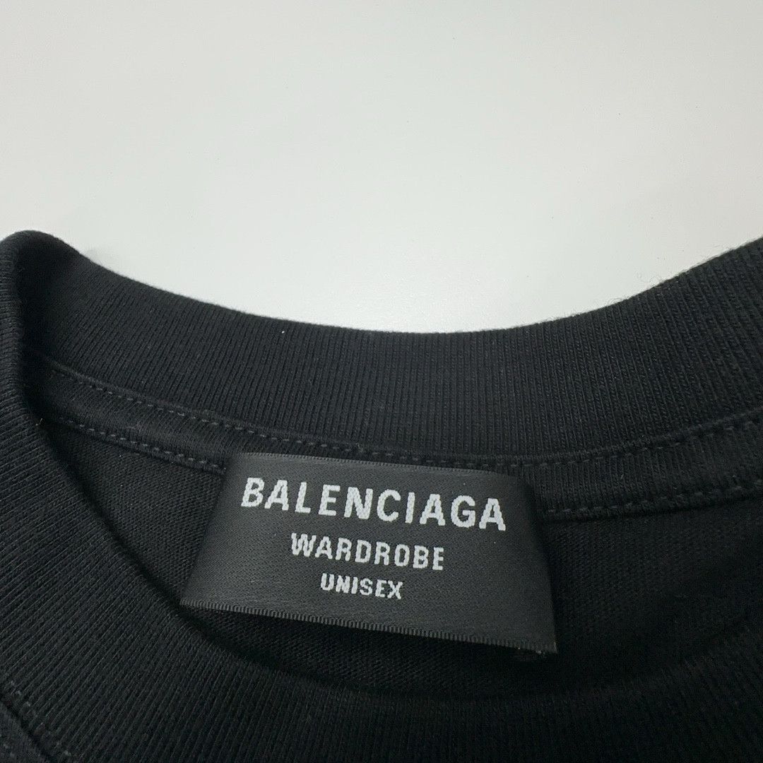 Balenciaga Balenciaga Logo Short Sleeve T-Shirt Size M Size US M / EU 48-50 / 2 - 3 Thumbnail