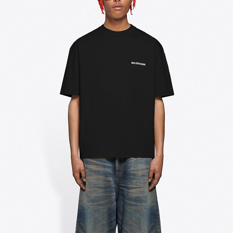 Balenciaga Balenciaga Logo Short Sleeve T-Shirt Size M Size US M / EU 48-50 / 2 - 10 Thumbnail