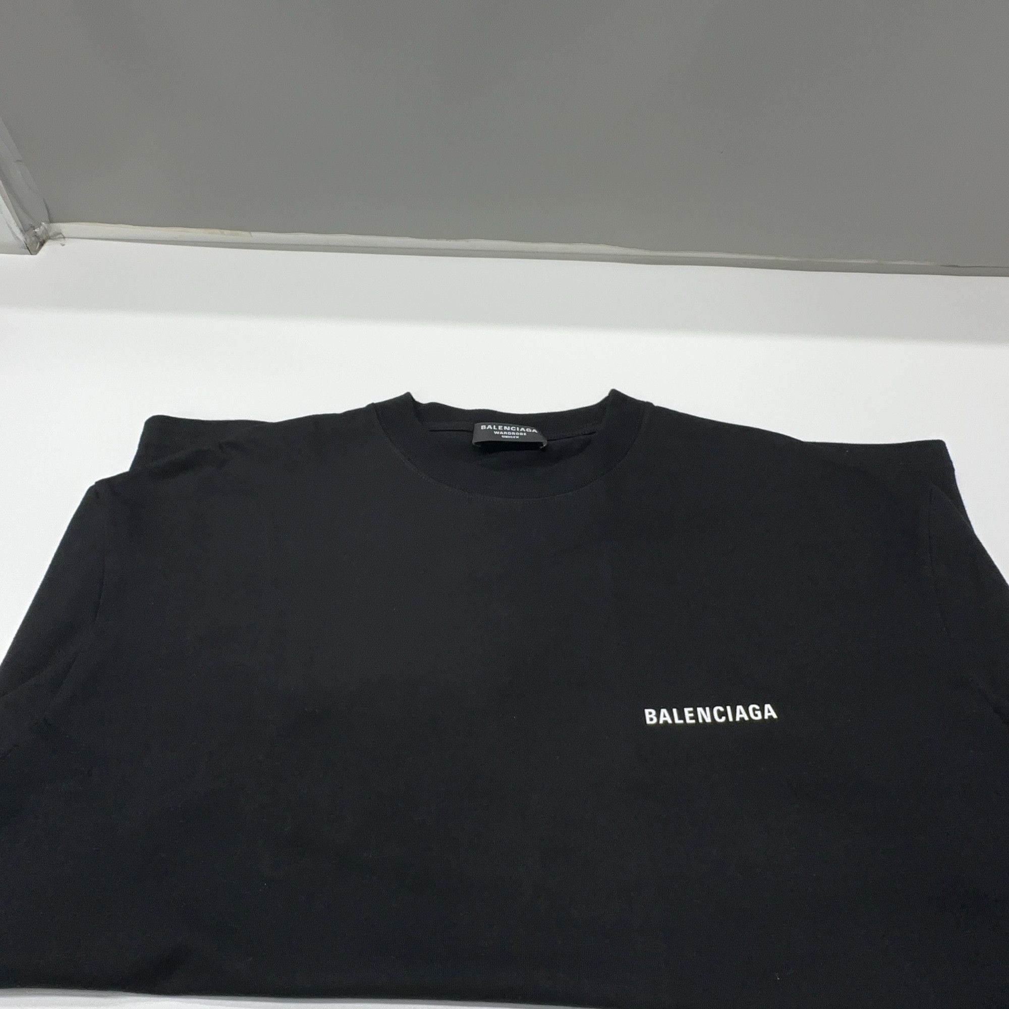 Balenciaga Balenciaga Logo Short Sleeve T-Shirt Size M Size US M / EU 48-50 / 2 - 5 Thumbnail
