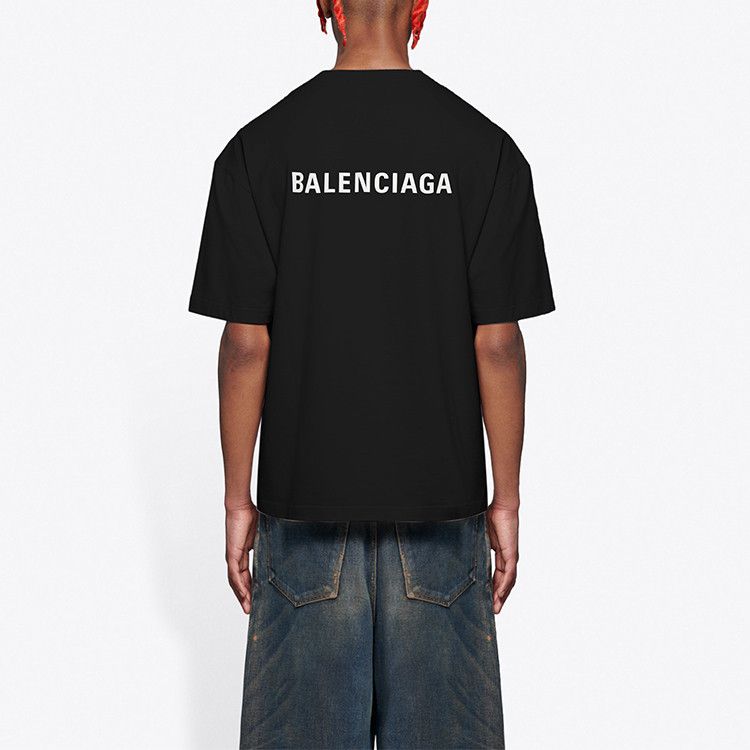 Balenciaga Balenciaga Logo Short Sleeve T-Shirt Size M Size US M / EU 48-50 / 2 - 8 Thumbnail
