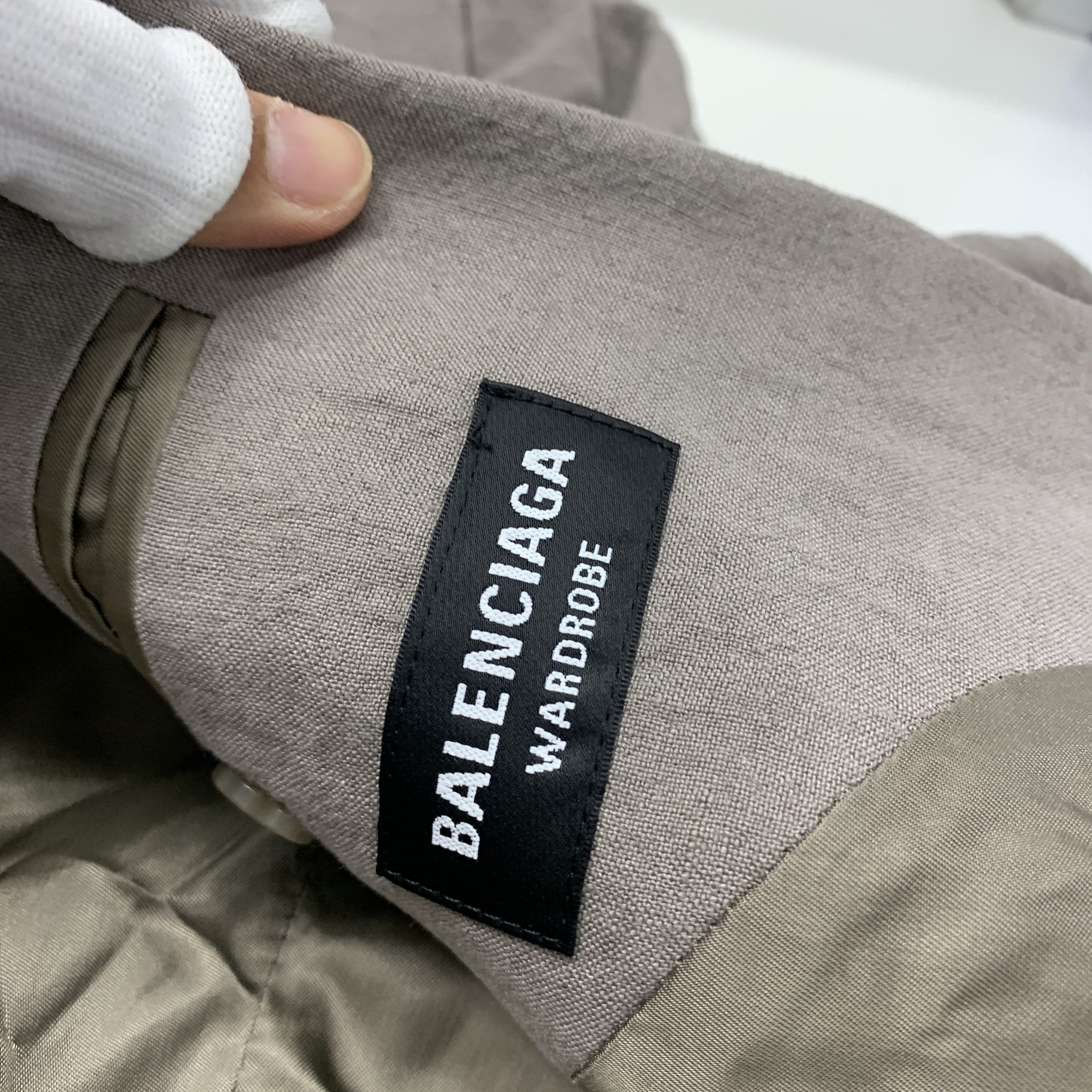 Balenciaga Balenciaga Linen Blazer Size US S Size 36R - 4 Thumbnail