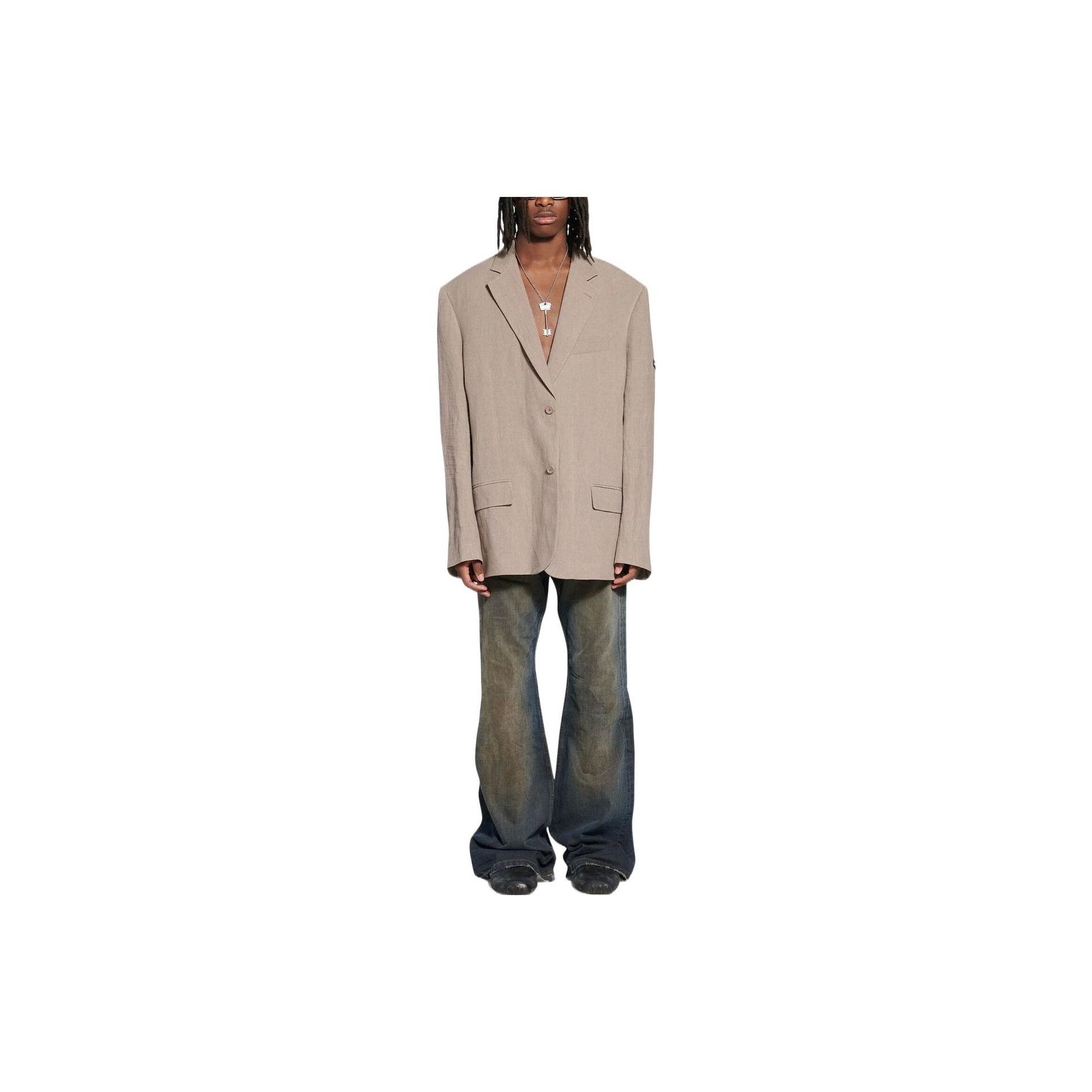 Balenciaga Balenciaga Linen Blazer Size US S Size 36R - 7 Thumbnail