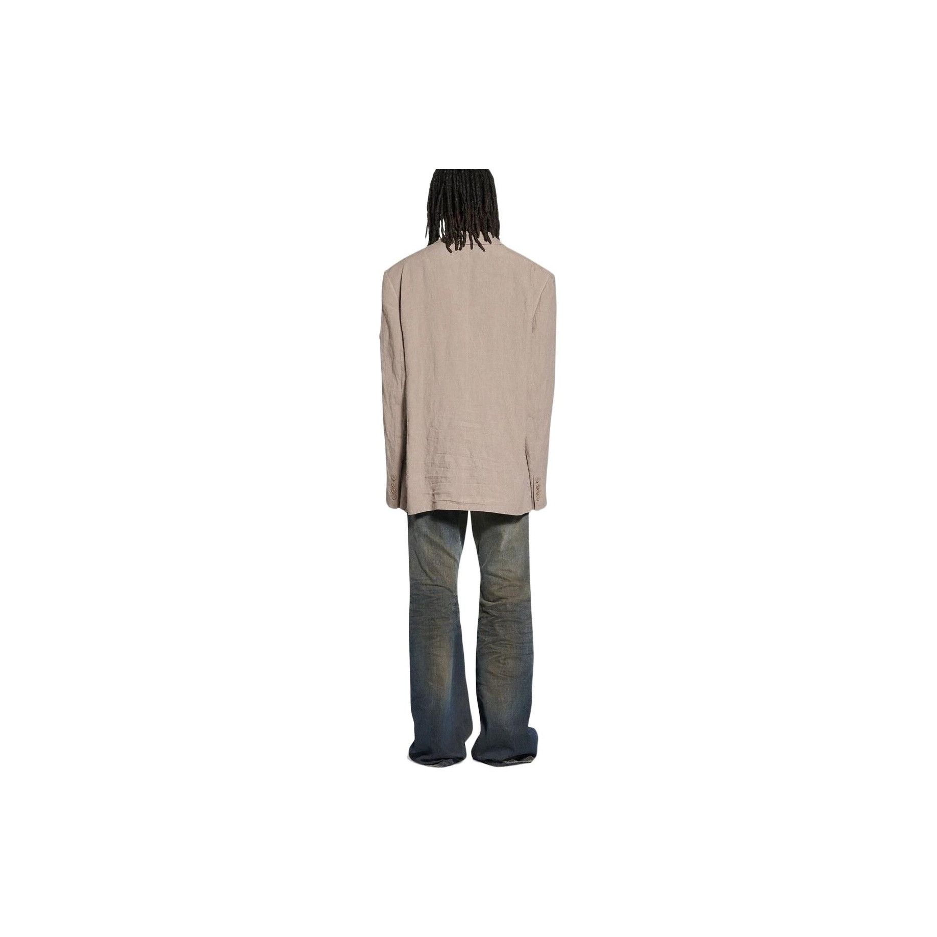 Balenciaga Balenciaga Linen Blazer Size US S Size 36R - 8 Thumbnail
