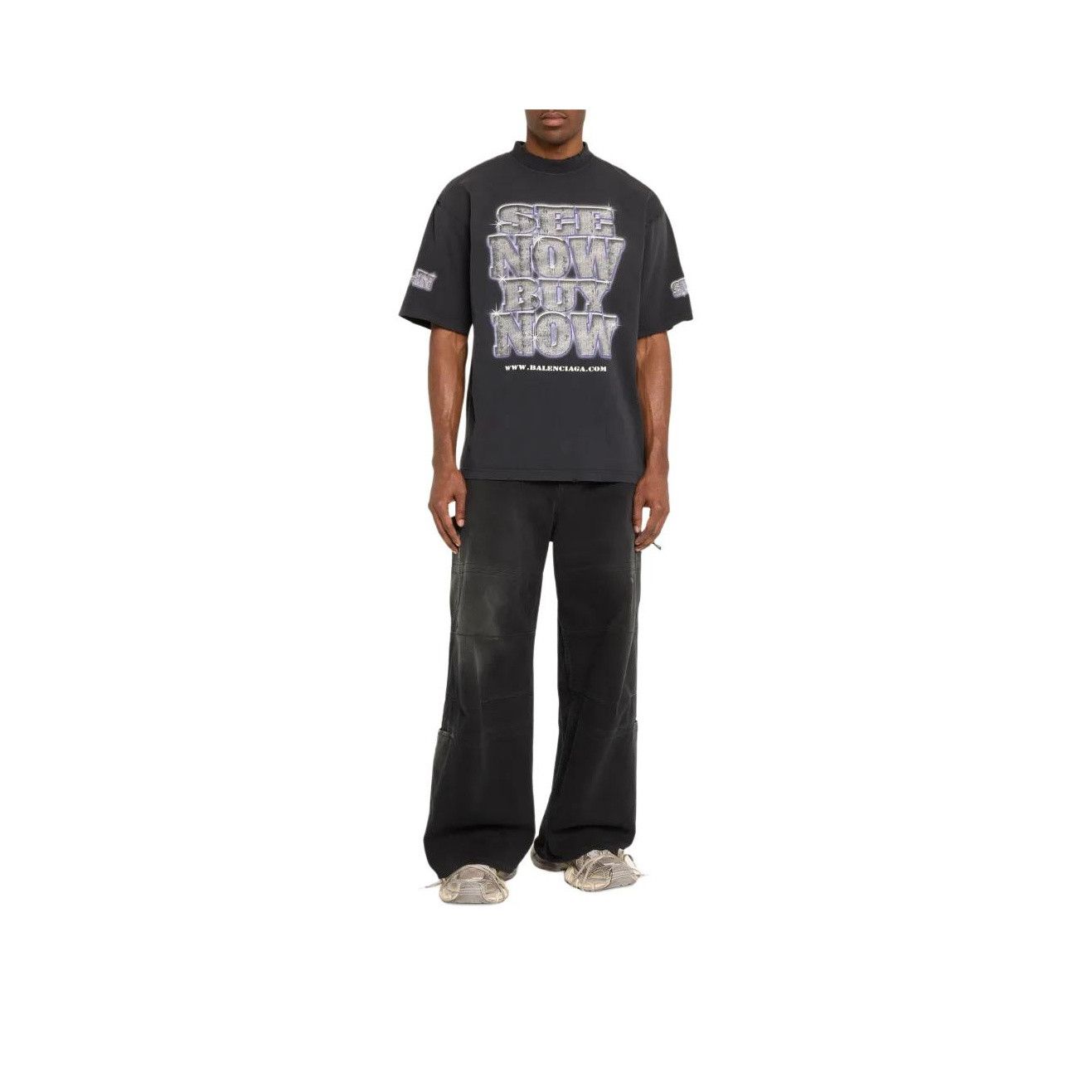 Balenciaga Balenciaga See Now Buy Now Graphic T-Shirt Size S Size US S / EU 44-46 / 1 - 8 Thumbnail