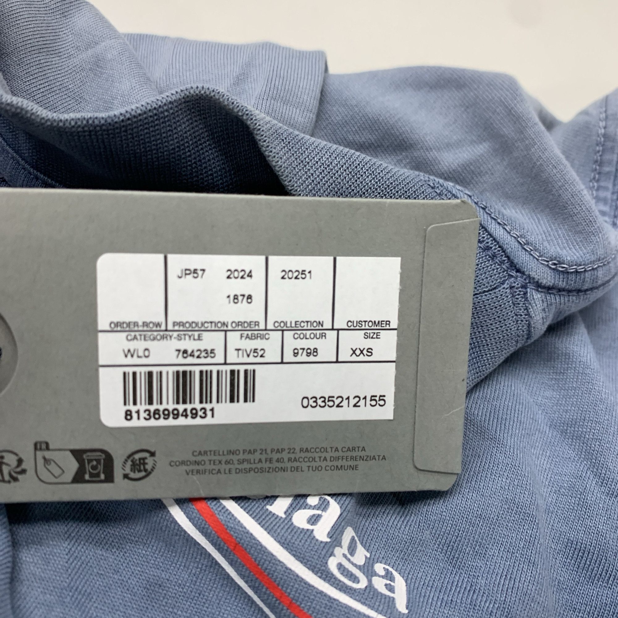 Balenciaga Balenciaga Wave Logo T-Shirt Blue Size XXS Size US XXS / EU 40 - 6 Thumbnail