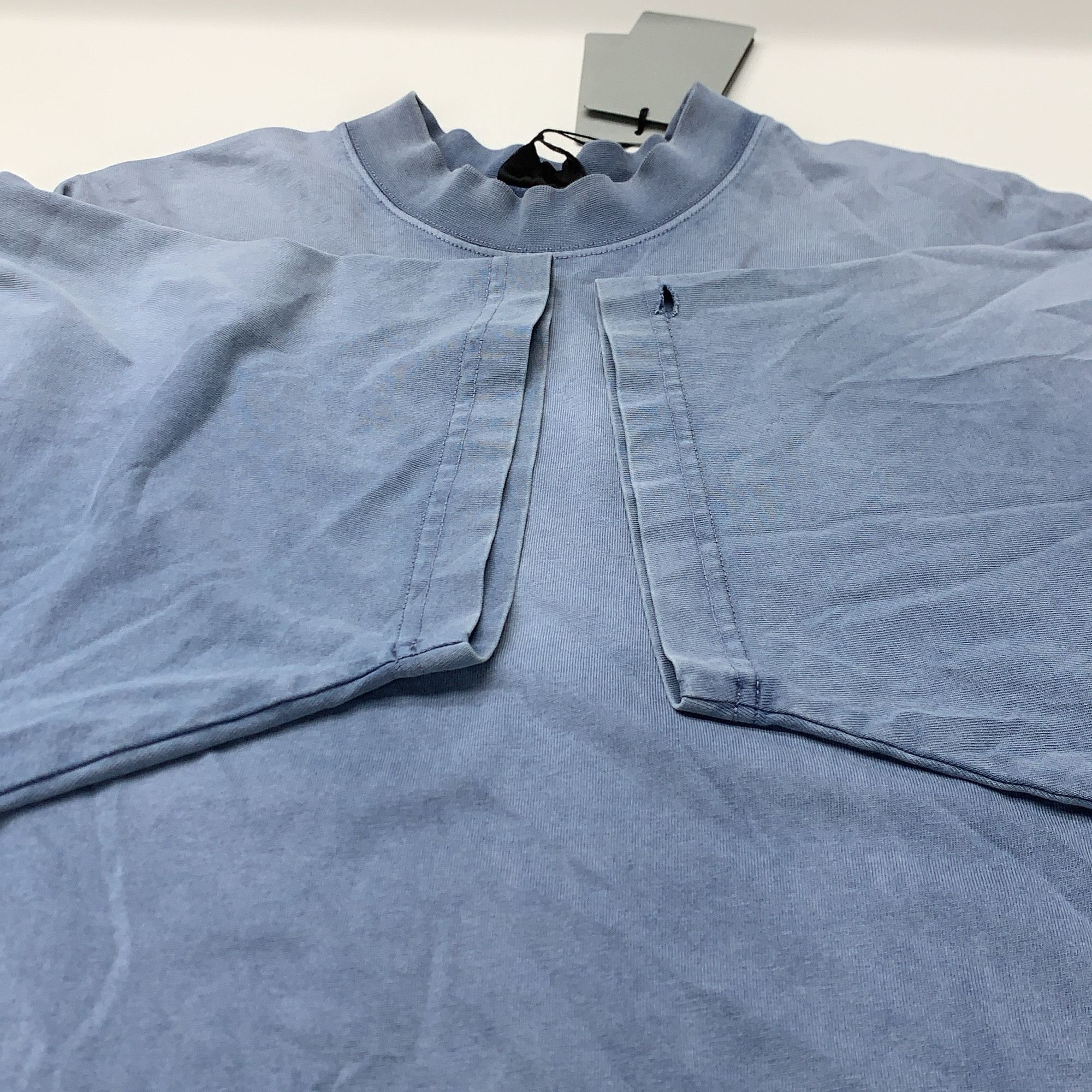 Balenciaga Balenciaga Wave Logo T-Shirt Blue Size XXS Size US XXS / EU 40 - 9 Thumbnail