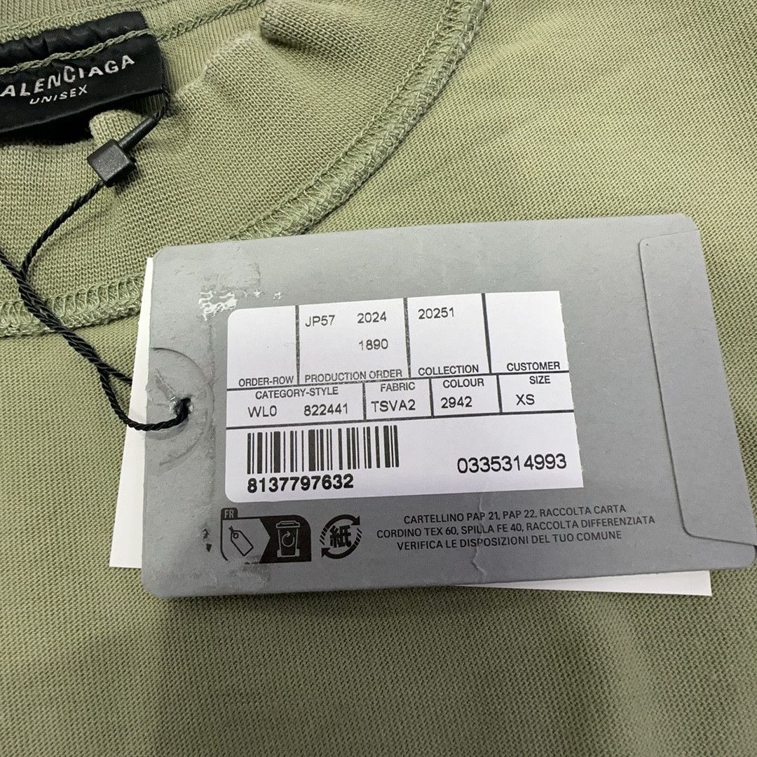 Balenciaga Balenciaga Logo Short Sleeve T-Shirt Size XS Size US XS / EU 42 / 0 - 3 Thumbnail