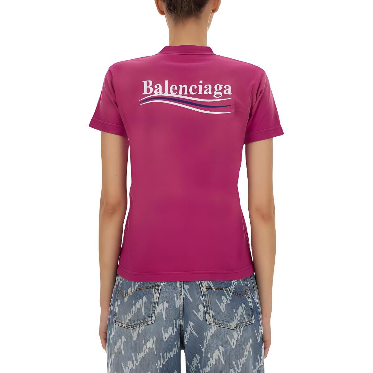Balenciaga Balenciaga Wave Logo T-Shirt Size S Size S / US 4 / IT 40 - 7 Thumbnail