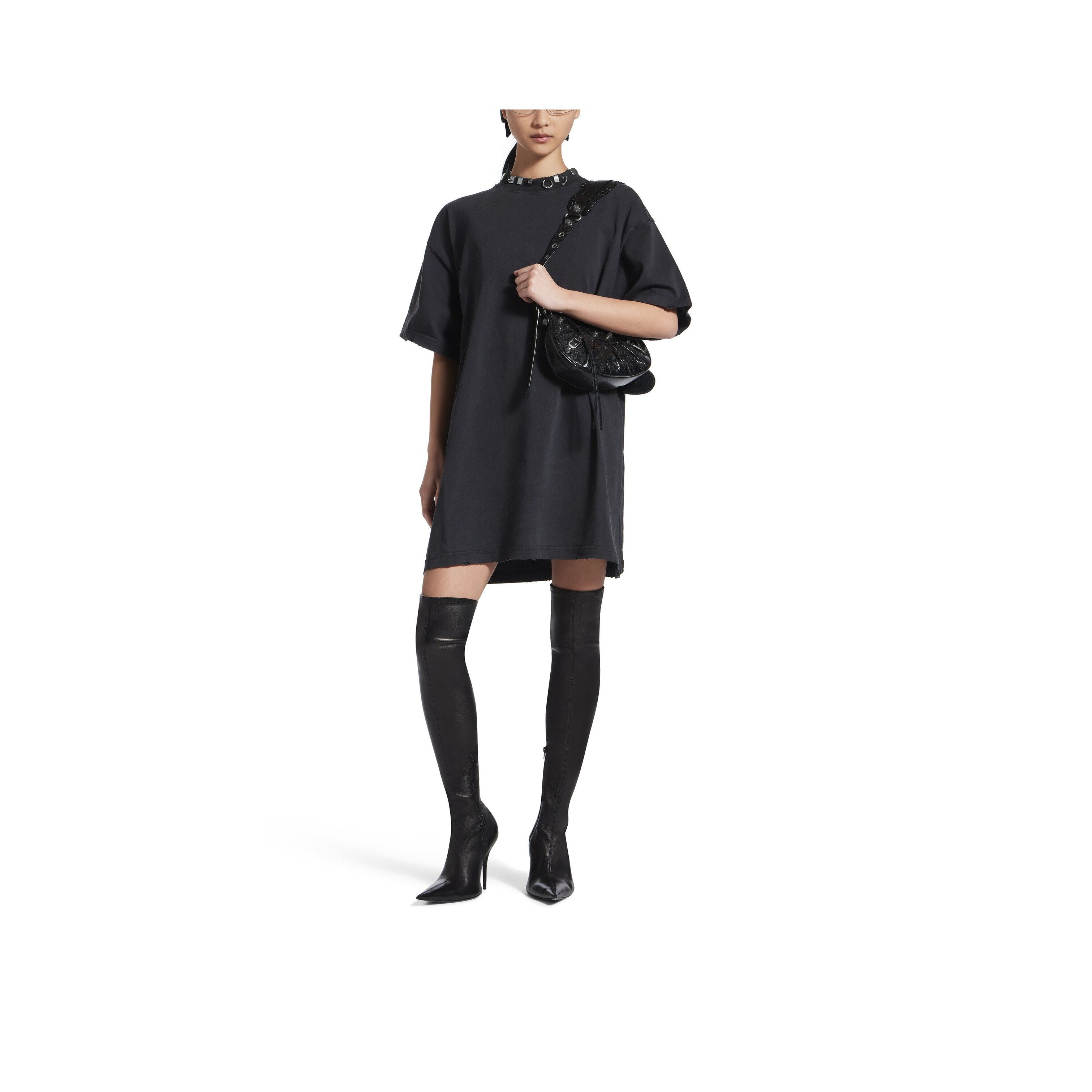 Balenciaga Balenciaga Pierced Neck T-Shirt Size 2 Size M / US 6-8 / IT 42-44 - 8 Thumbnail