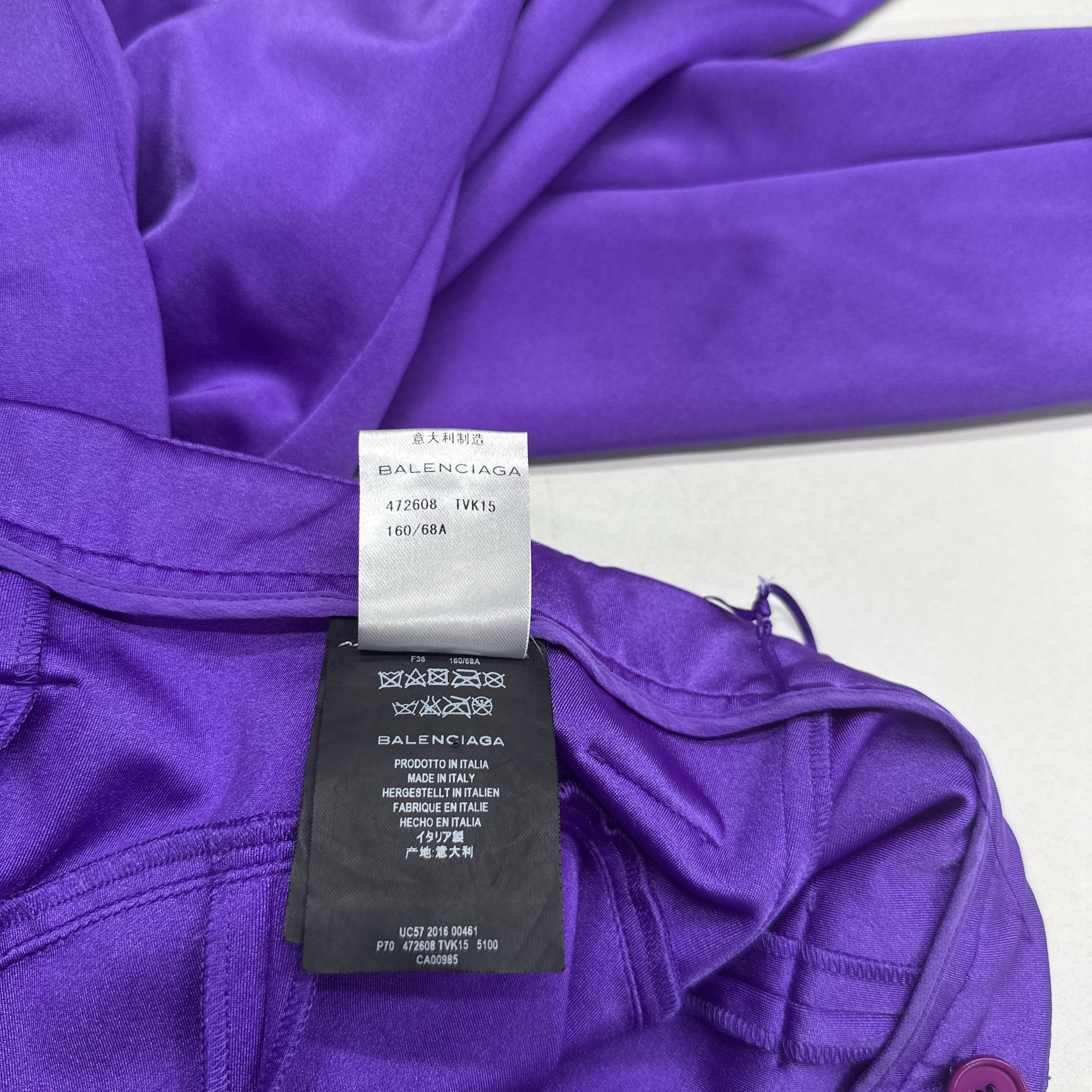 Balenciaga Balenciaga Purple Pants Size 36 Size 25" / US 0 / IT 36 - 4 Thumbnail