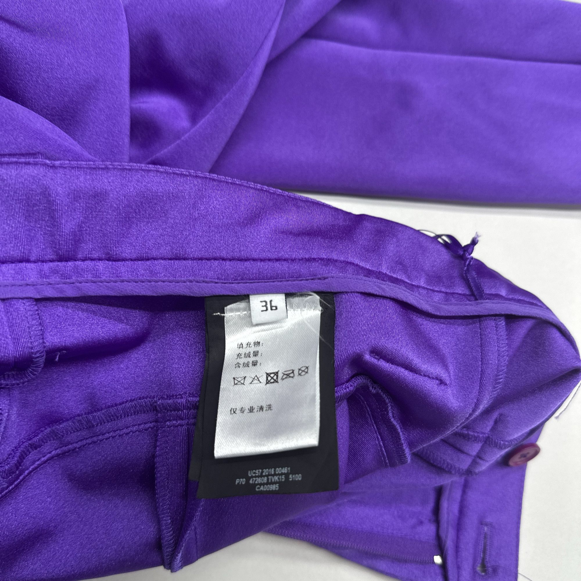 Balenciaga Balenciaga Purple Pants Size 36 Size 25" / US 0 / IT 36 - 3 Thumbnail