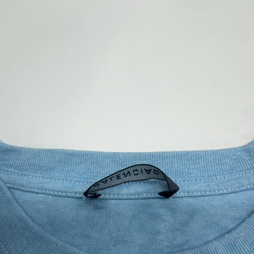 Balenciaga Balenciaga Wave Logo T-Shirt Size L Size US L / EU 52-54 / 3 - 4 Thumbnail