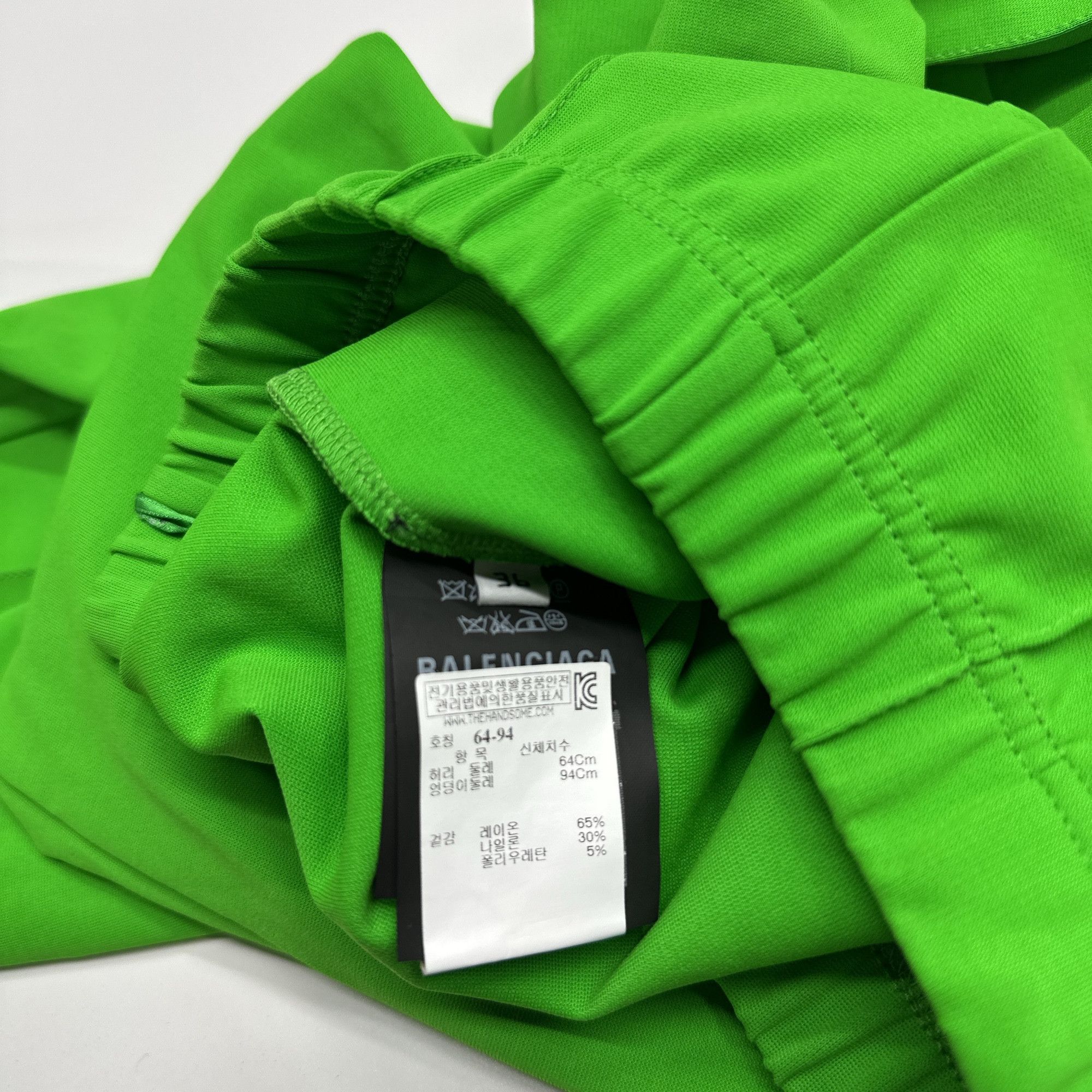 Balenciaga Balenciaga Green Stirrup Leggings Size 36 Size 26" / US 2 / IT 38 - 4 Thumbnail
