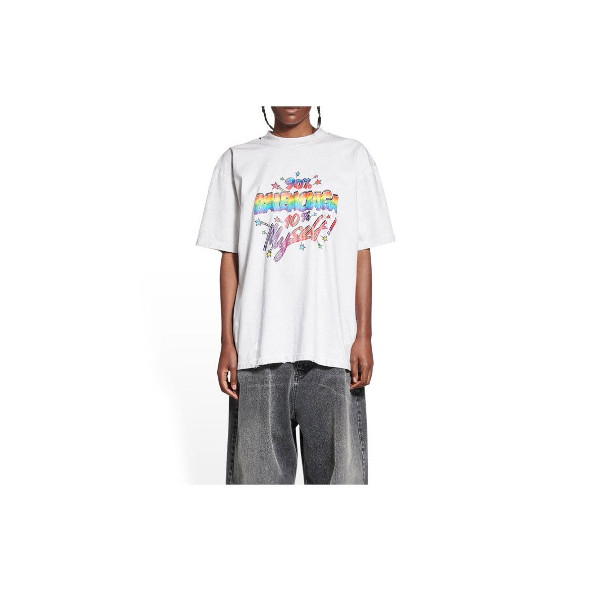Balenciaga Balenciaga 90% Balenciaga 10% Myself T-Shirt Size XS Size XS / US 0-2 / IT 36-38 - 7 Thumbnail