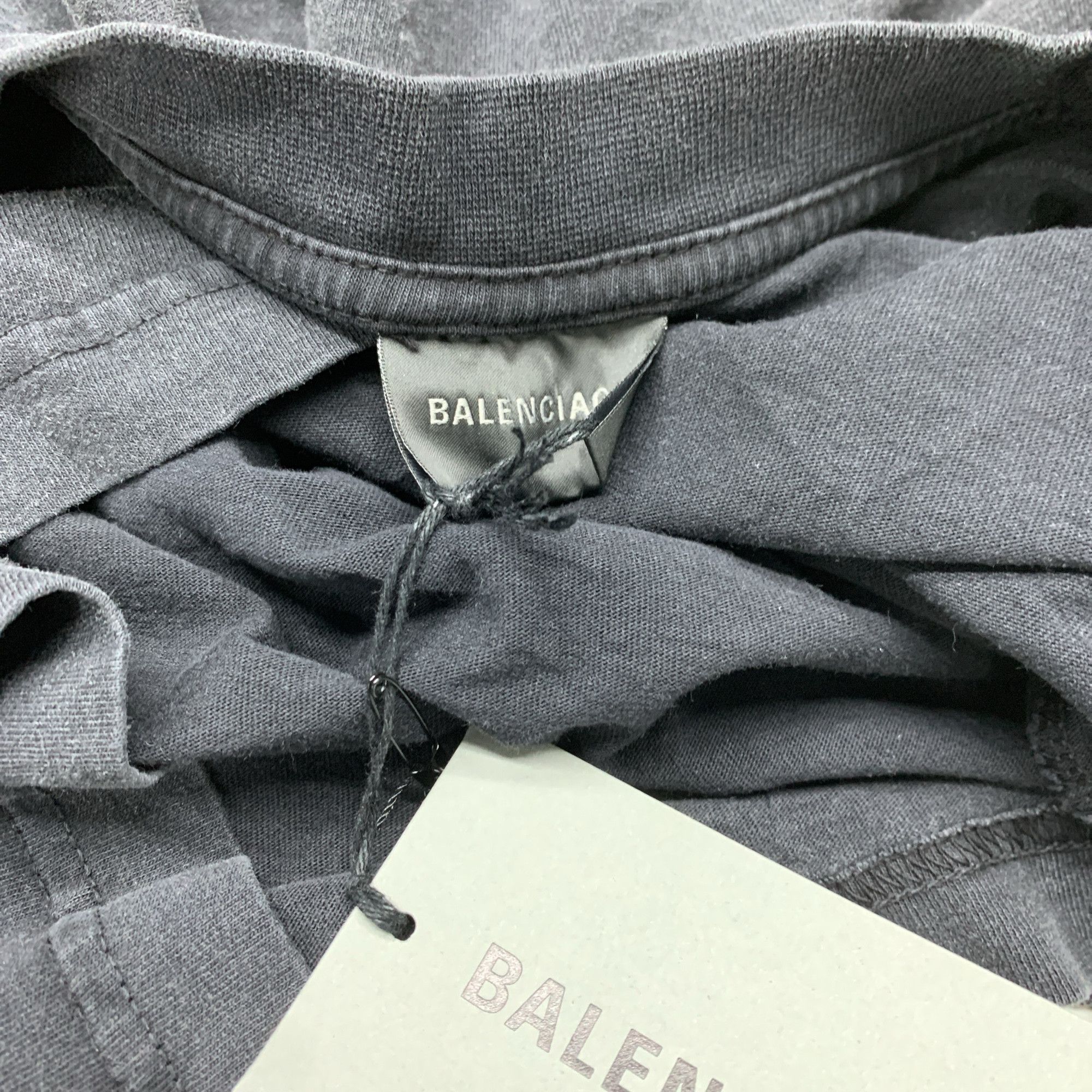 Balenciaga Balenciaga Embroidered Logo T-Shirt Size XXS Size US XXS / EU 40 - 4 Thumbnail