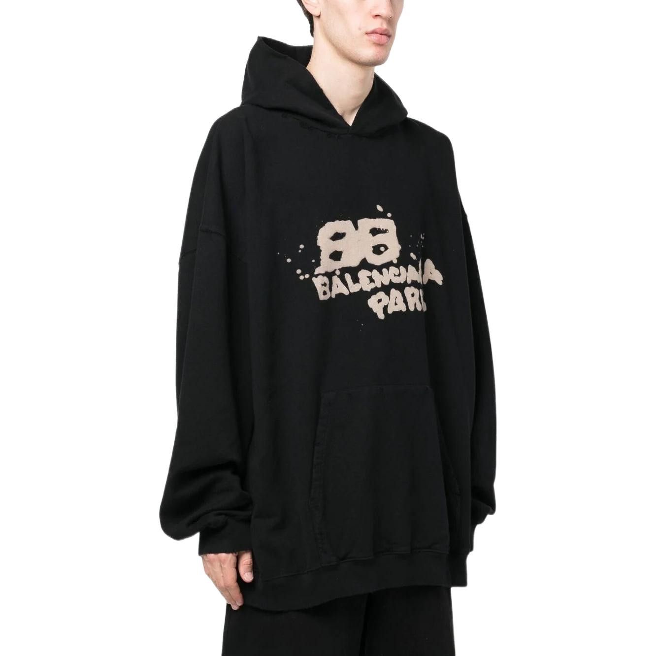 Balenciaga Balenciaga BB Logo Hoodie Size 3 Size US L / EU 52-54 / 3 - 8 Thumbnail