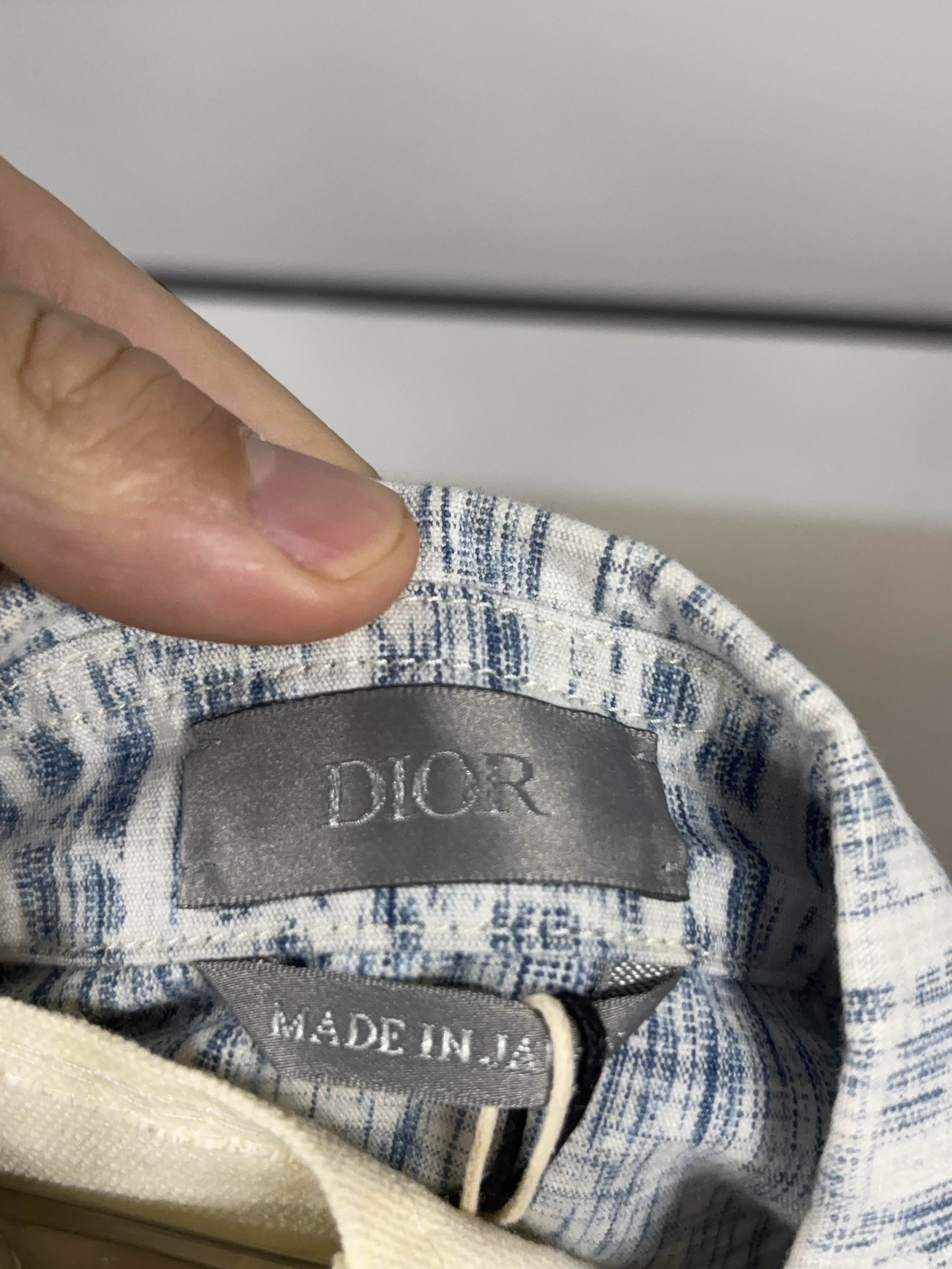 Dior Dior Oblique Kasuri Long Sleeve Shirt Size 40 Size US XXS / EU 40 - 3 Thumbnail