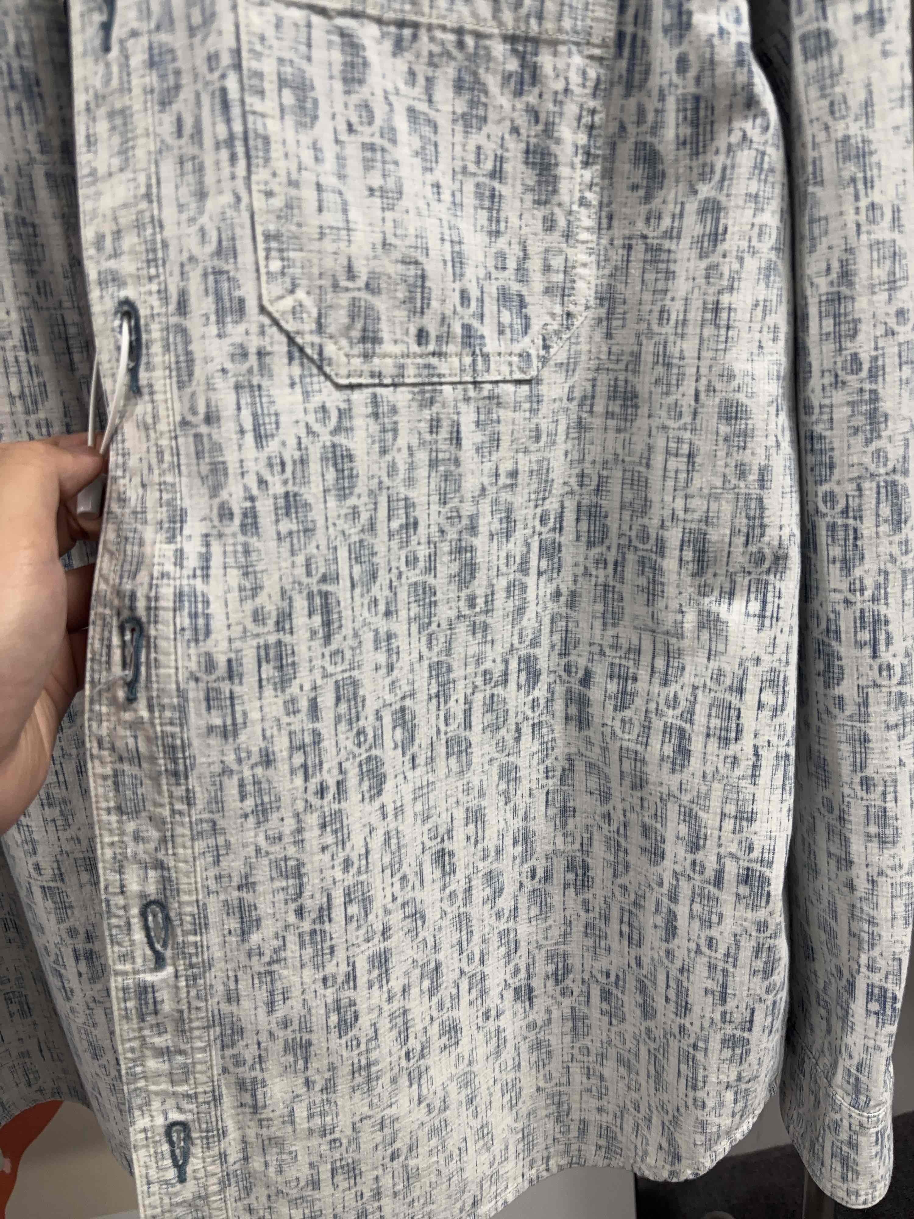 Dior Dior Oblique Kasuri Long Sleeve Shirt Size 40 Size US XXS / EU 40 - 9 Thumbnail