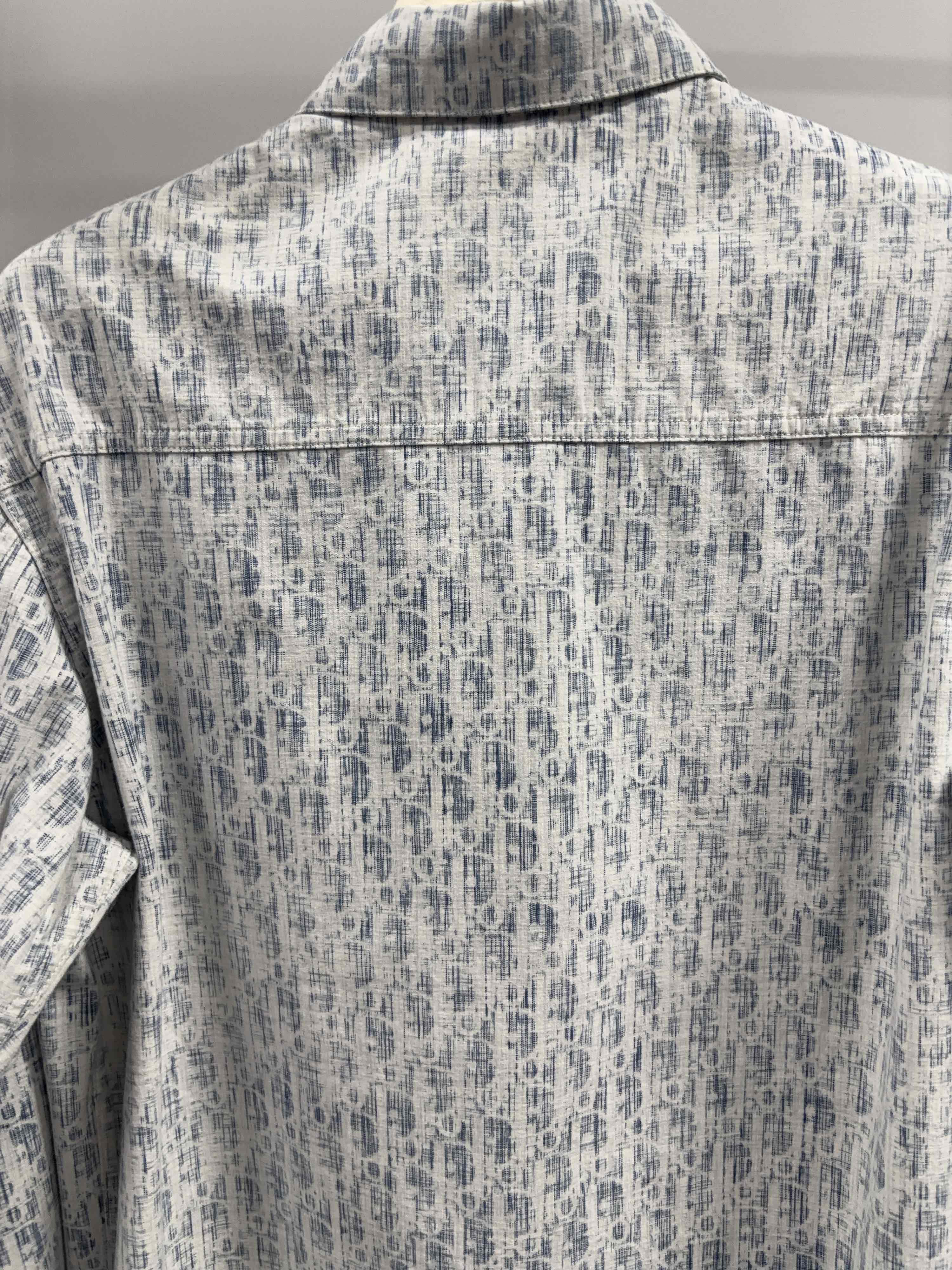 Dior Dior Oblique Kasuri Long Sleeve Shirt Size 40 Size US XXS / EU 40 - 11 Thumbnail