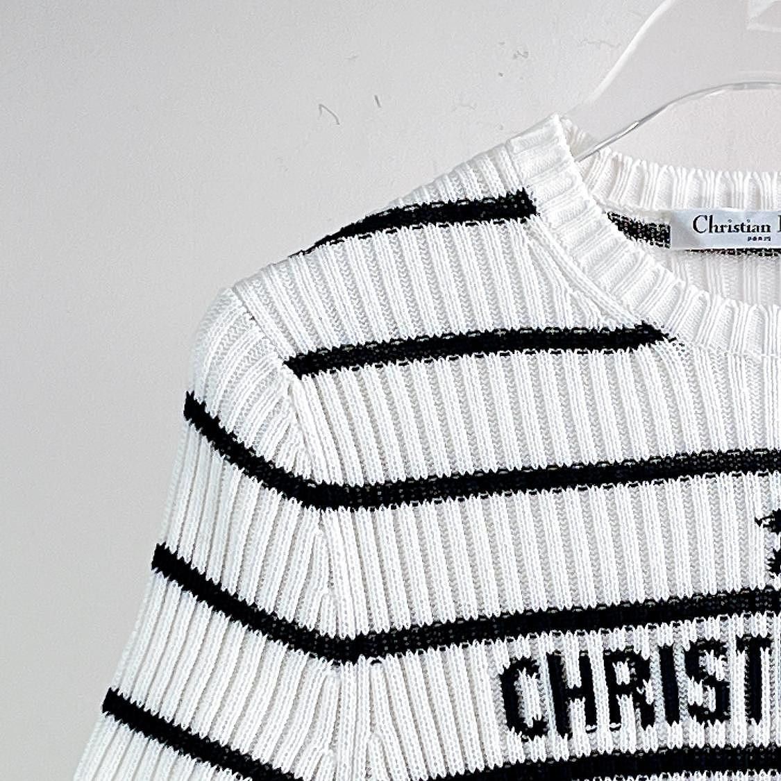 Dior Dior Star Striped Knit Top Size 34 Size XXS / US 00 / IT 34 - 6 Thumbnail