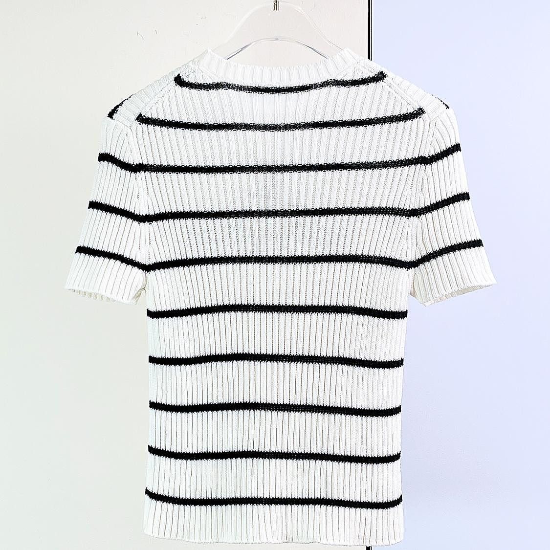 Dior Dior Star Striped Knit Top Size 34 Size XXS / US 00 / IT 34 - 2 Thumbnail
