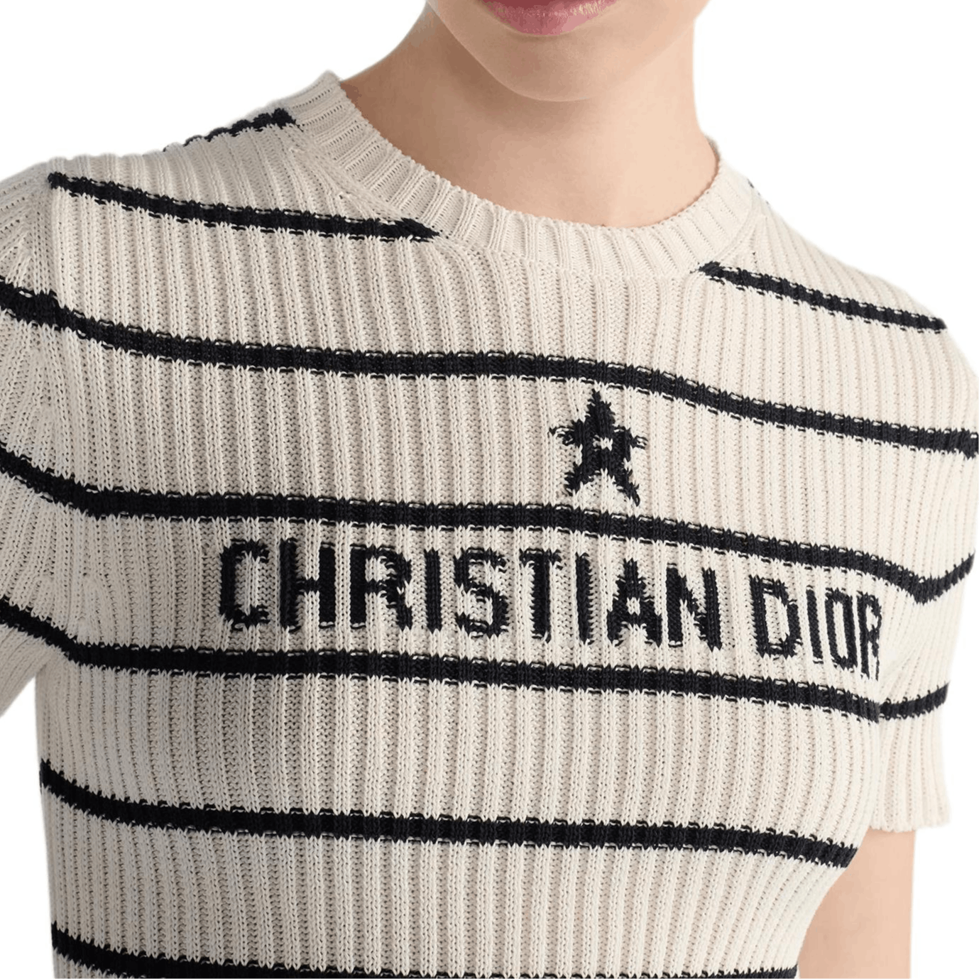 Dior Dior Star Striped Knit Top Size 34 Size XXS / US 00 / IT 34 - 8 Thumbnail