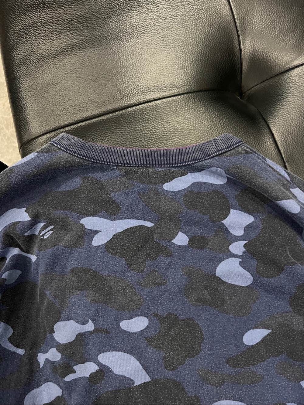 Bape A BATHING APE Reversible Camo Long Sleeve Tee Size L Size US L / EU 52-54 / 3 - 13 Thumbnail