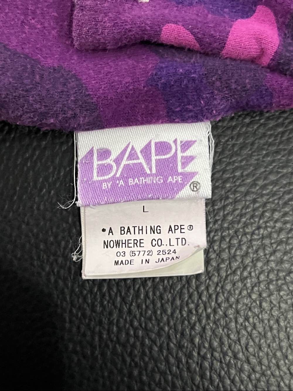 Bape A BATHING APE Reversible Camo Long Sleeve Tee Size L Size US L / EU 52-54 / 3 - 3 Thumbnail