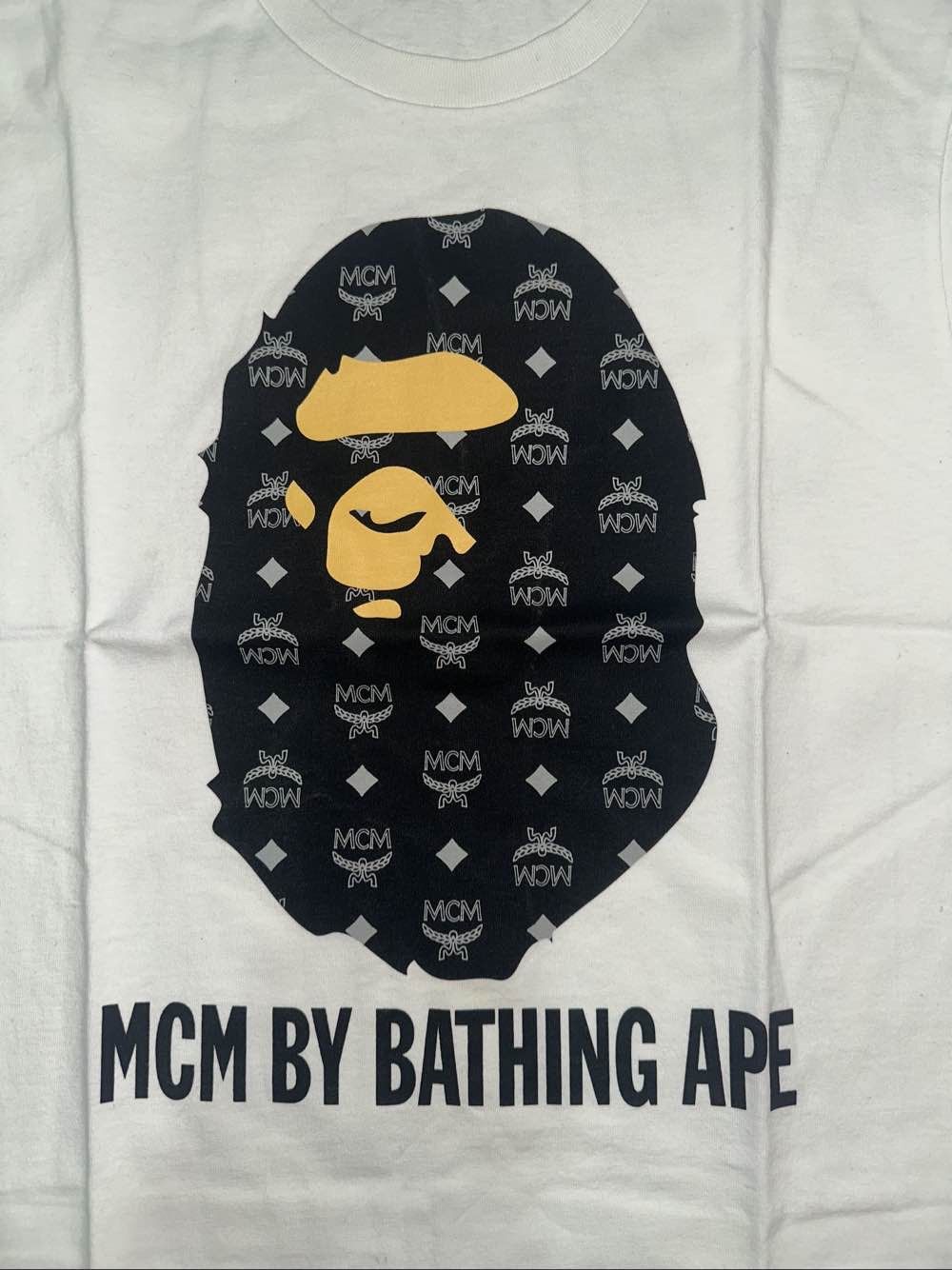 Bape A Bathing Ape x MCM Ape Head Short Sleeve T-Shirt Size M Size US M / EU 48-50 / 2 - 6 Thumbnail