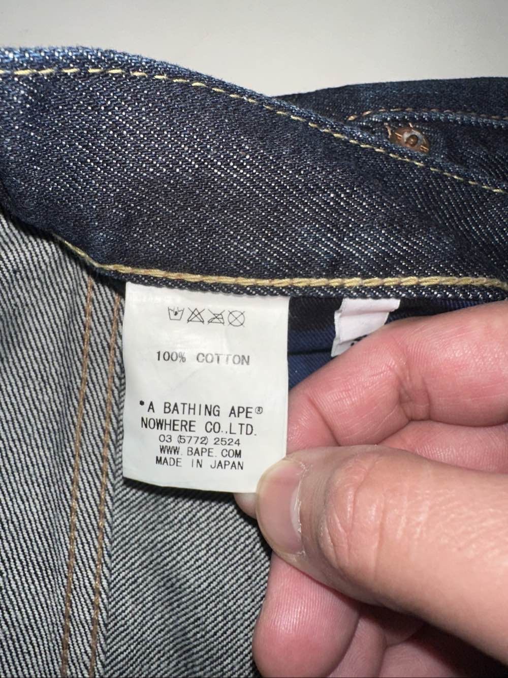 Bape A Bathing Ape Star Logo Denim Jeans Size S Size US 30 / EU 46 - 4 Thumbnail