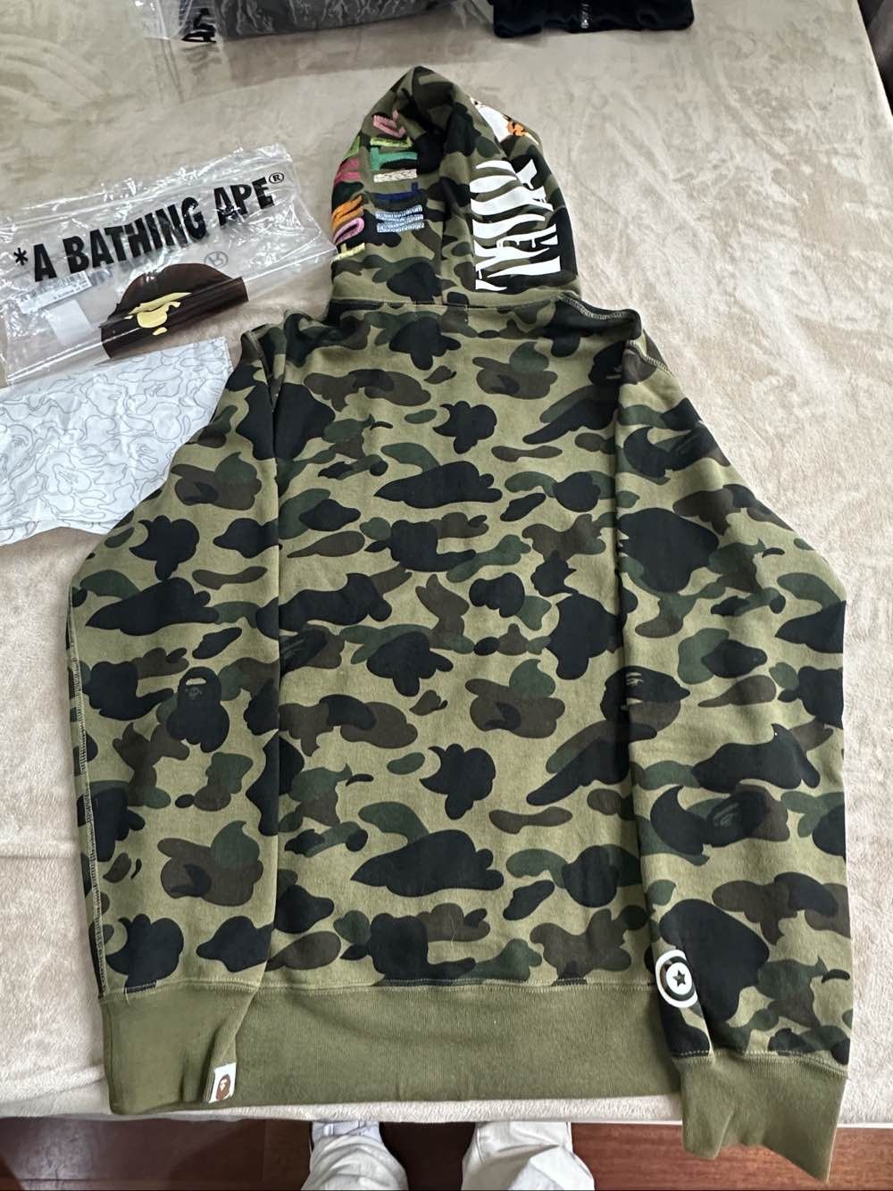 Bape A Bathing Ape Tiger Camo Hoodie Size XL Size US XL / EU 56 / 4 - 2 Thumbnail