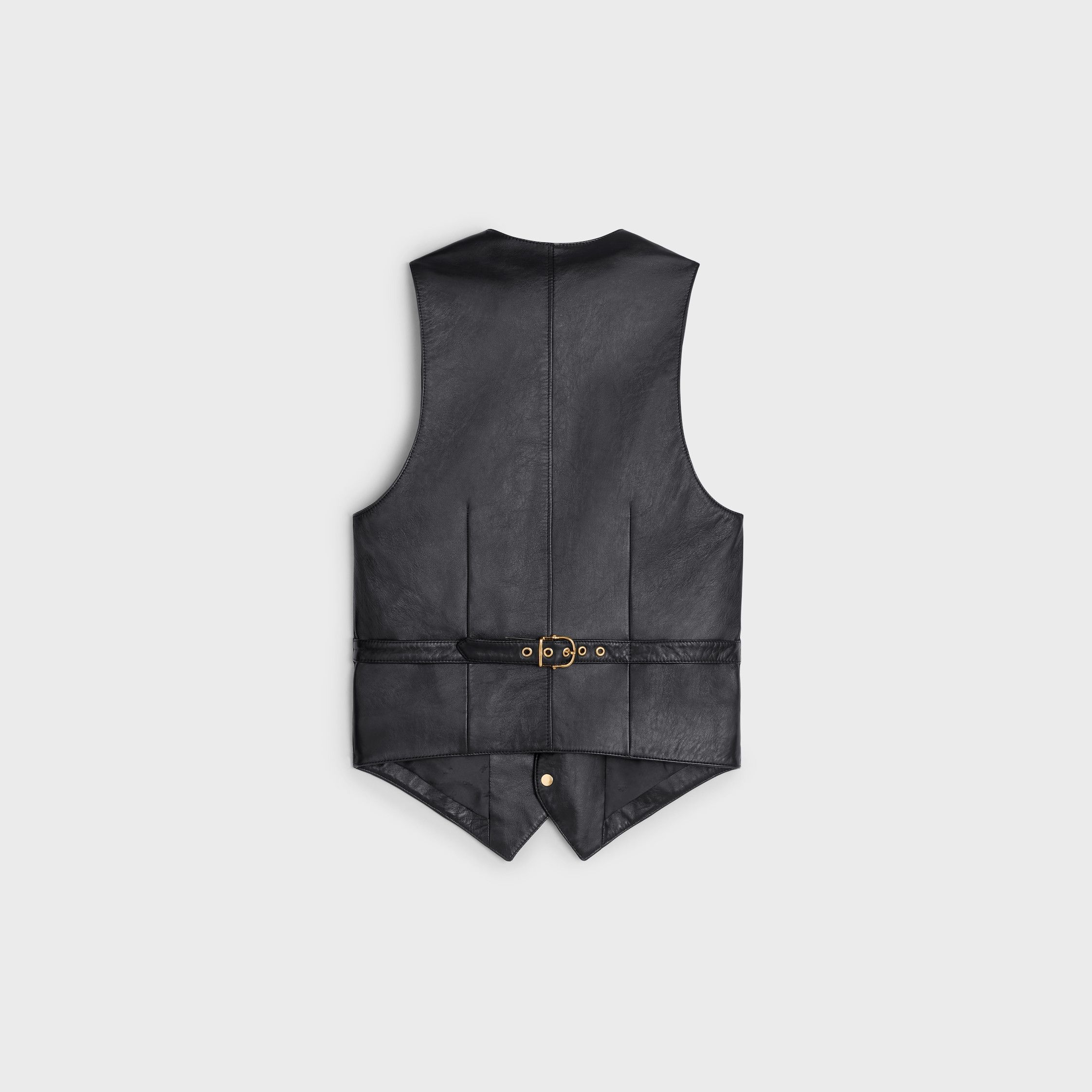 Celine WAISTCOAT IN SOFT LAMBKSIN black Size XL / US 12-14 / IT 48-50 - 2 Thumbnail