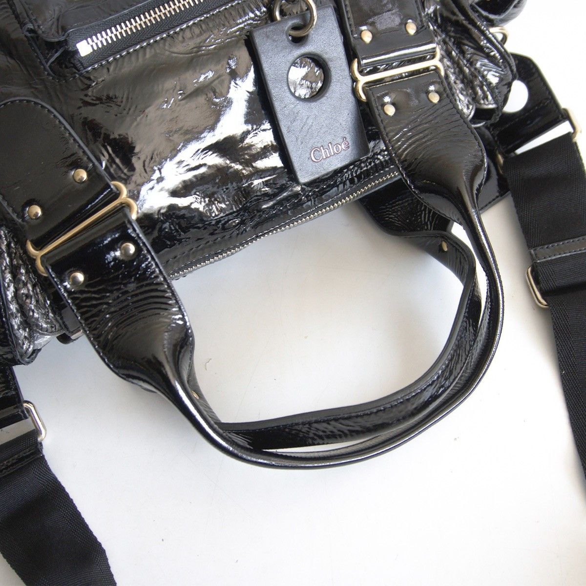 Chloe Chloe Archive Patent Leather 2-Way Shoulder Size ONE SIZE Size ONE SIZE - 4 Thumbnail