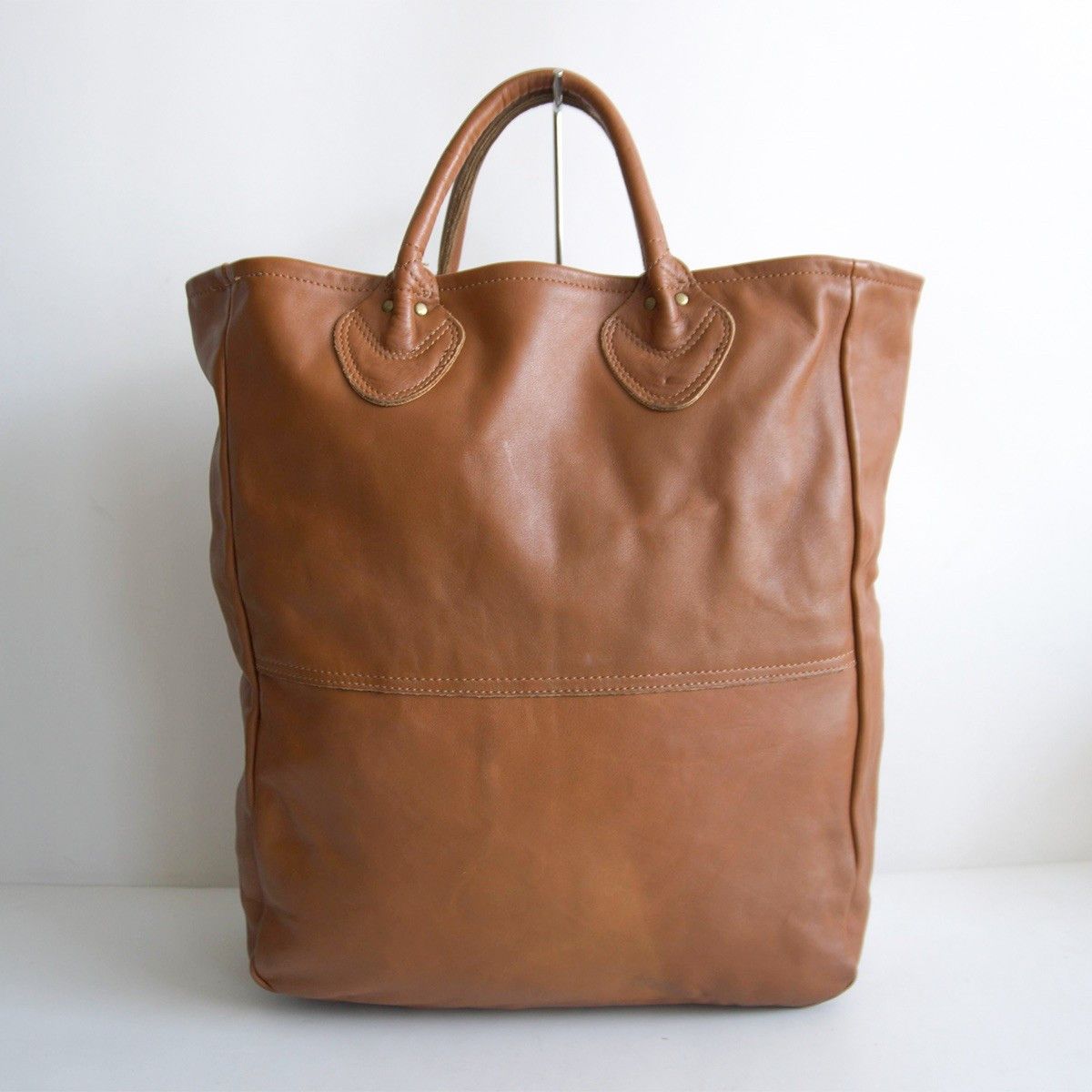 Vintage VANSON All Leather Tote Bag Brown Size ONE SIZE Size ONE SIZE - 2 Thumbnail