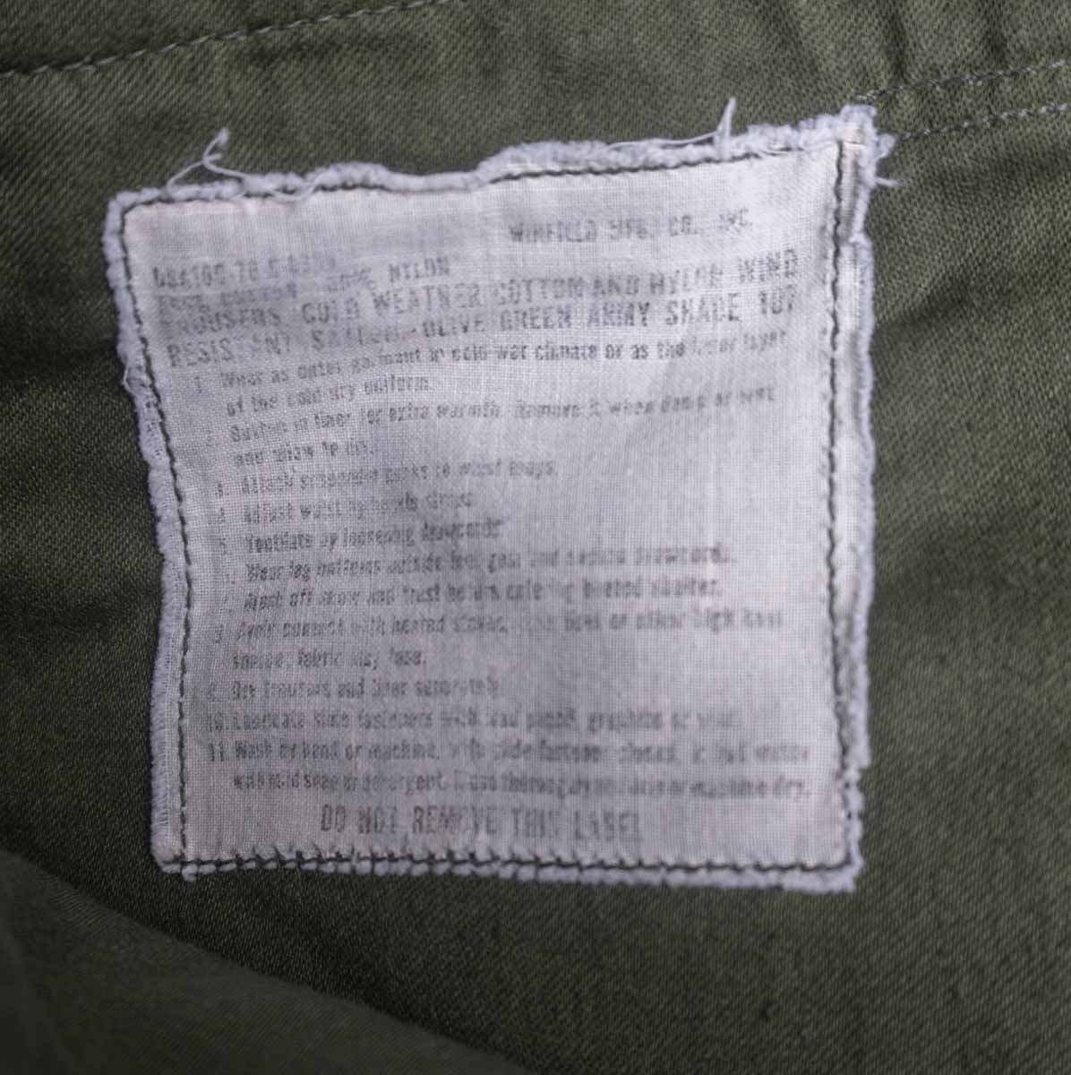 Vintage US ARMY 70s M-65 Field Cargo Pants Size MEDIUM/REGULAR Size US 34 / EU 50 - 10 Thumbnail